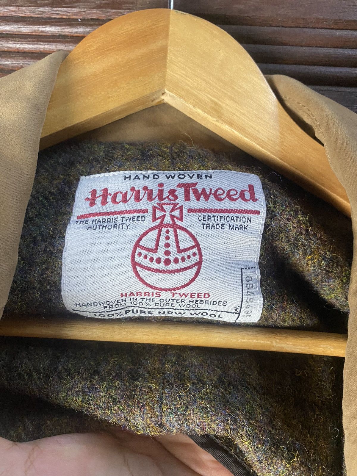 Harris Tweed Macphee Design by Harris Tweed Wool Coat Size S / US 4 / IT 40 - 6 Thumbnail