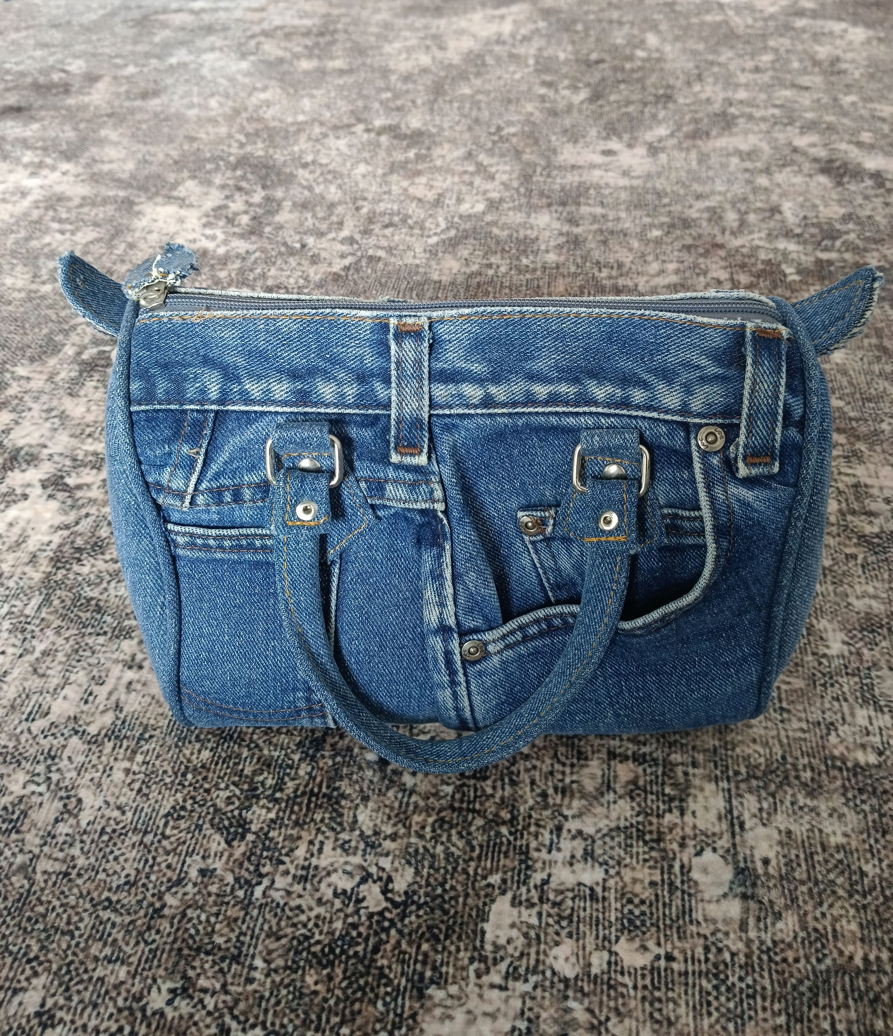 Lee VINTAGE LEE DENIM HANDMADE HANDBAG Size ONE SIZE - 4 Thumbnail