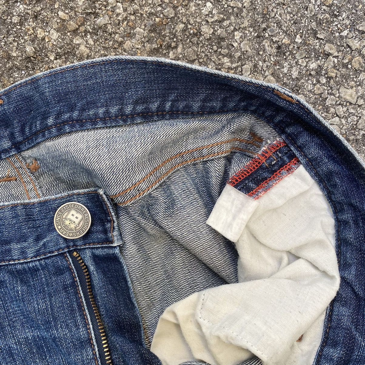 If Six Was Nine Carpenter Jeans Buzz Spunky Distressed Denim Size US 32 / EU 48 - 5 Thumbnail