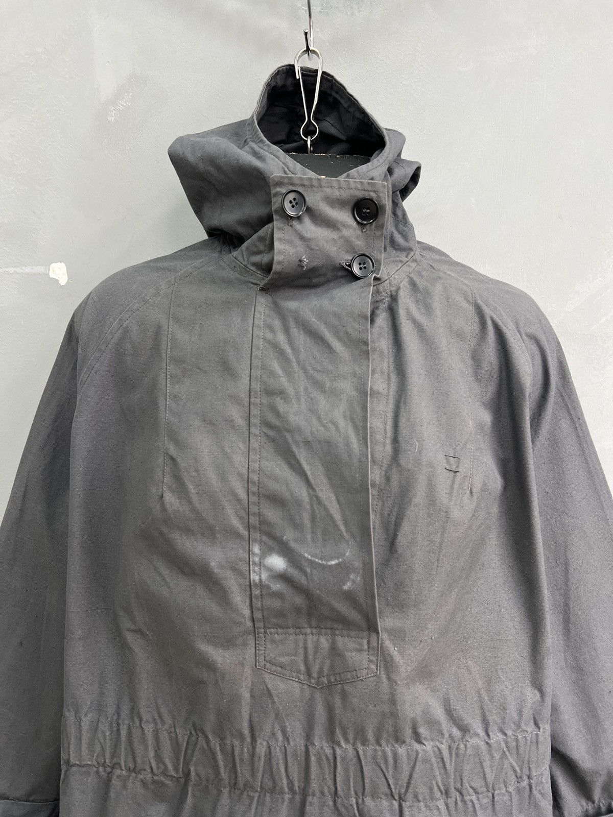 Le Laboureur Army anorak cotton french jacket 90s Size US M / EU 48-50 / 2 - 2 Thumbnail