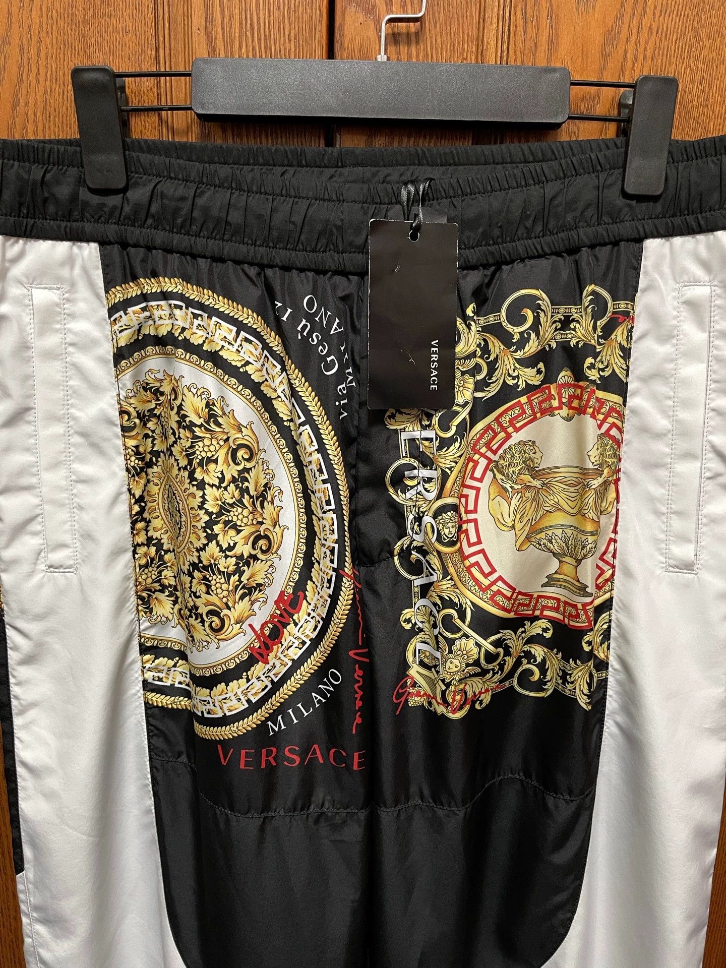 Versace Versace Colorblocked Baroque Print Track Pants 48 IT Size US 32 / EU 48 - 3 Thumbnail