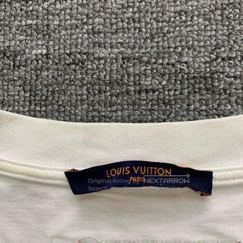 Louis Vuitton Louis Vuitton White Afro Neon Figure Short Sleeve Size US XL / EU 56 / 4 - 6 Thumbnail