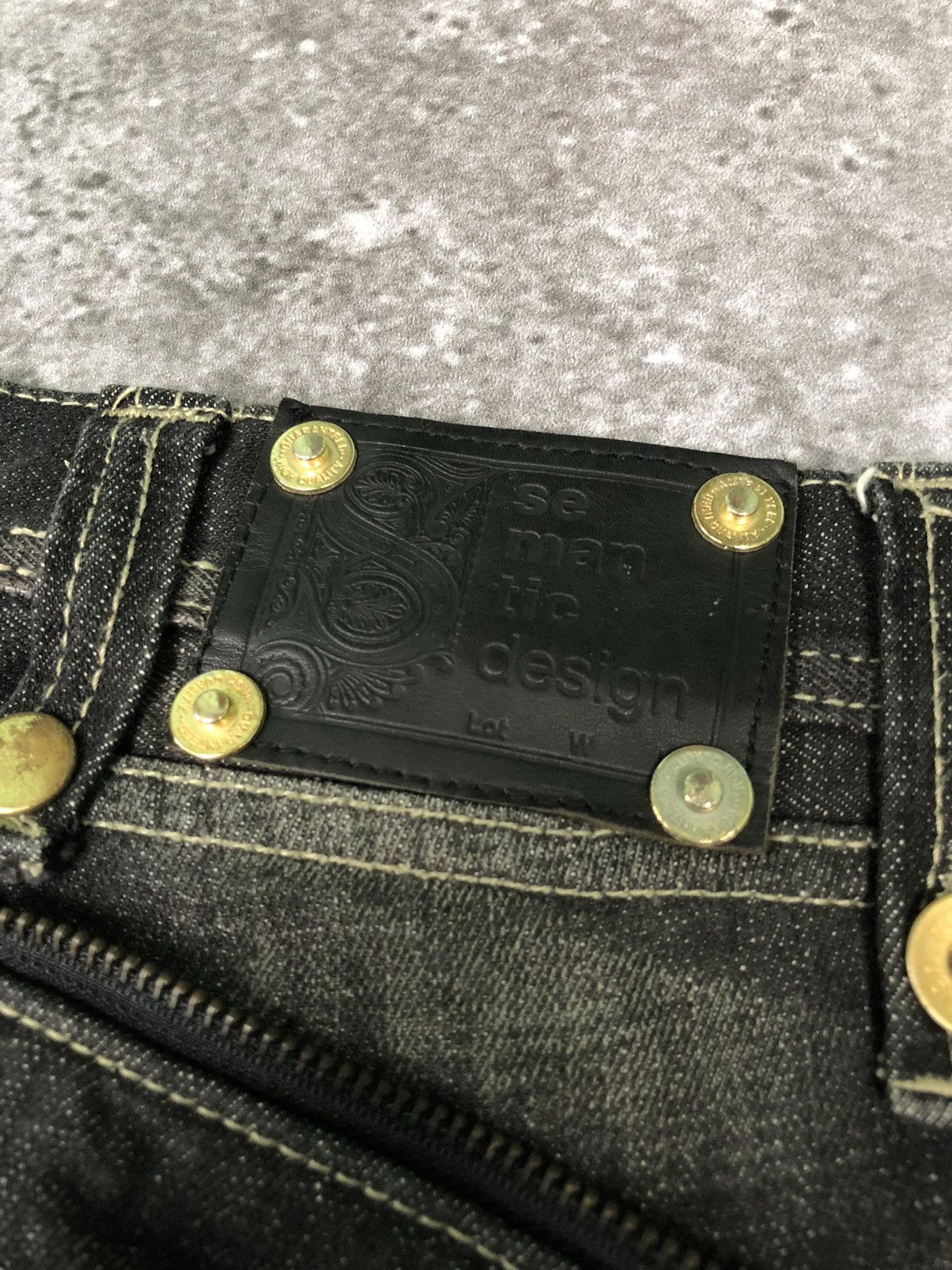 If Six Was Nine × Le Grande Bleu (L.G.B.) × semanticdesign SEMANTIC DESIGN RIPPED JEANS Size US 30 / EU 46 - 4 Thumbnail