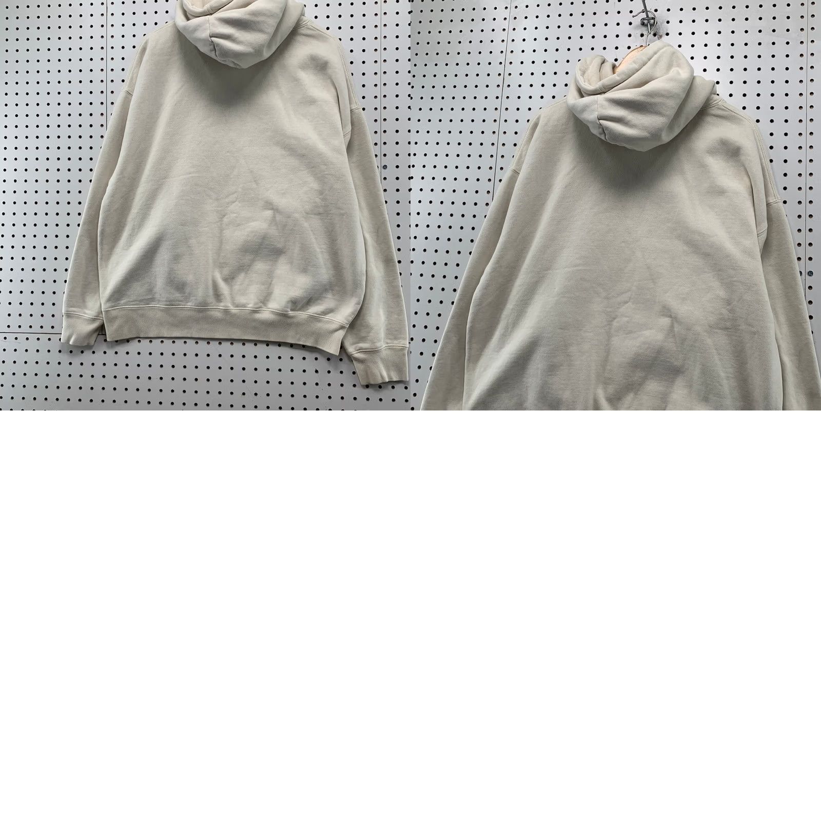 Vintage John Galt Hawaii Hoodie Womens OS Cream North Shore Oversized Sweatshirt Size ONE SIZE - 9 Thumbnail