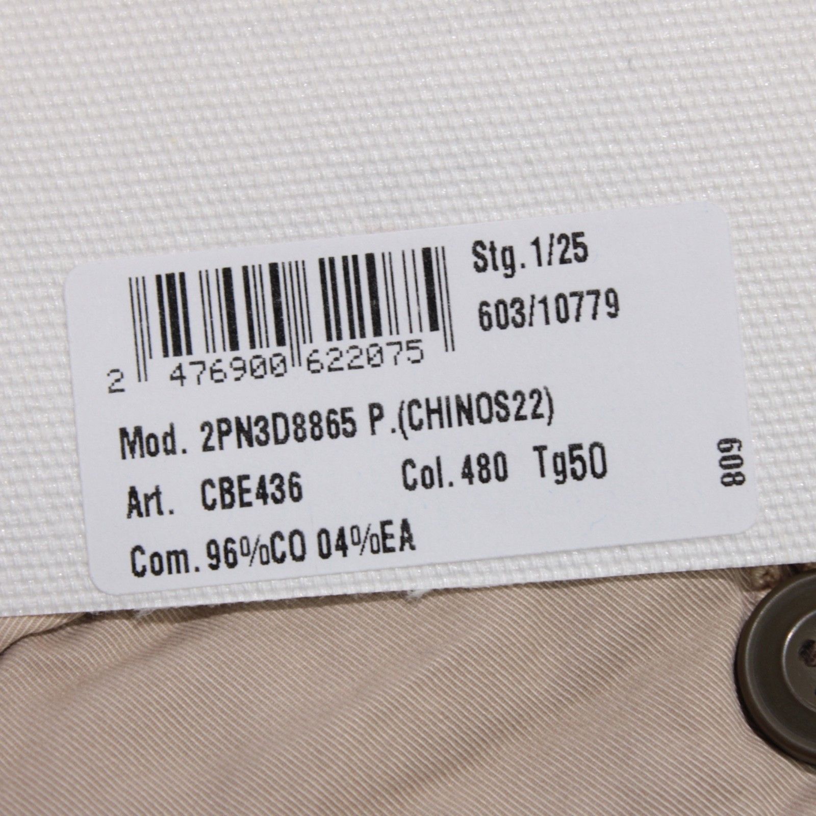 Mason's Mason's New with tags Chino Size 34 US In Beige Size US 34 / EU 50 - 4 Thumbnail