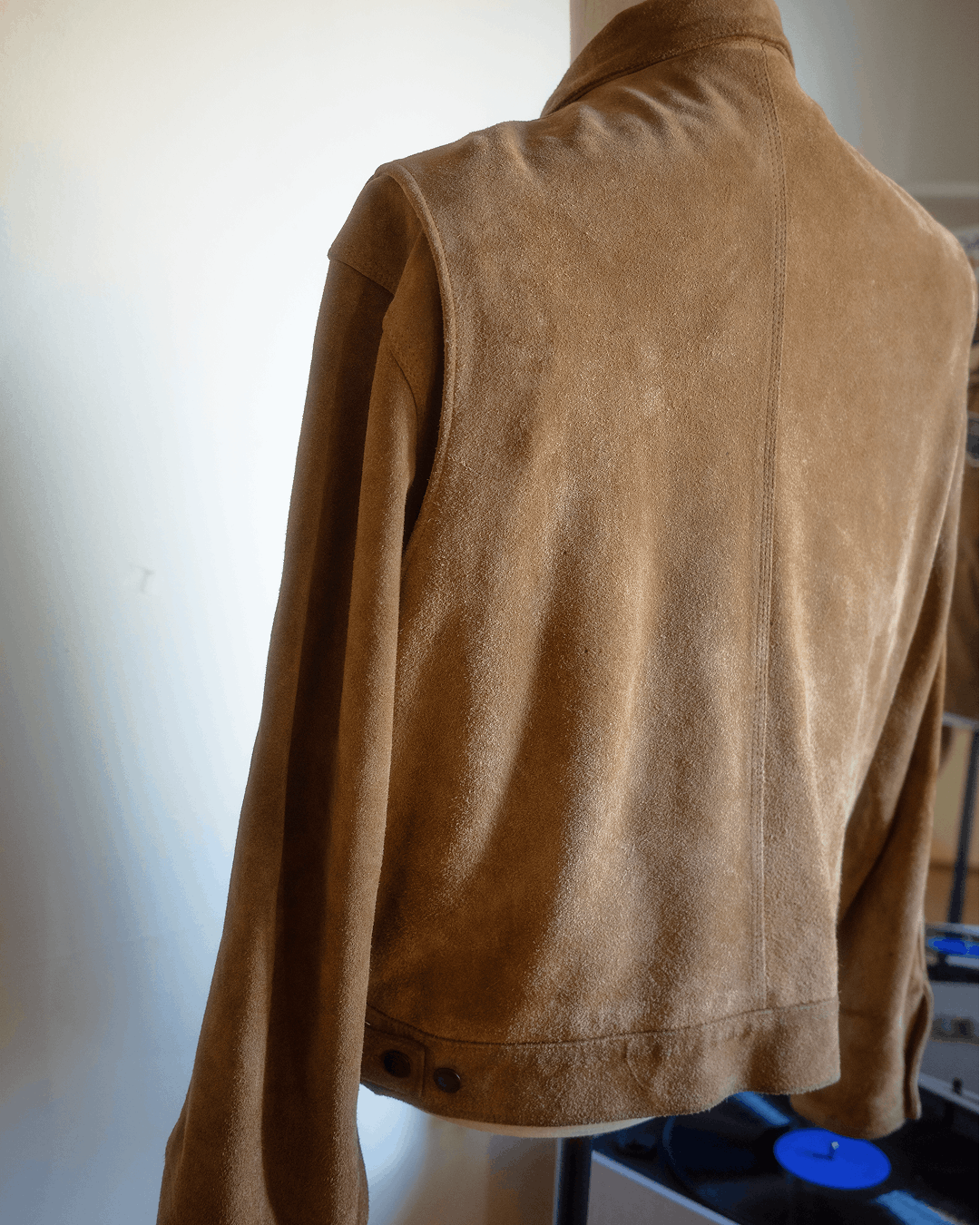 Polo Ralph Lauren 80s Dungarees Suede Jacket Size US M / EU 48-50 / 2 - 6 Thumbnail