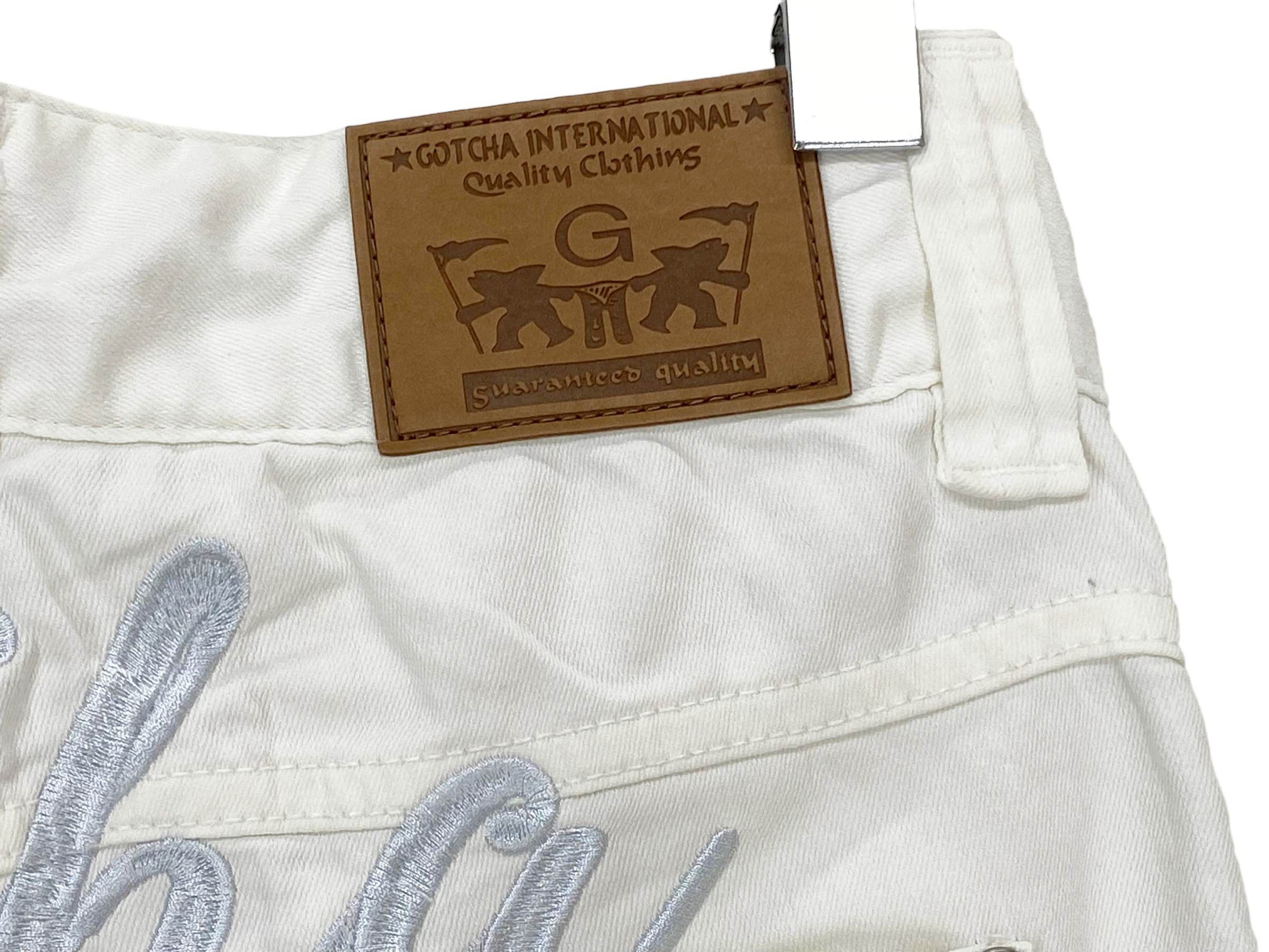 Gotcha Gotcha Spell Out Denim Jeans Surf Jeans Embellished Pant Size US 31 - 10 Thumbnail