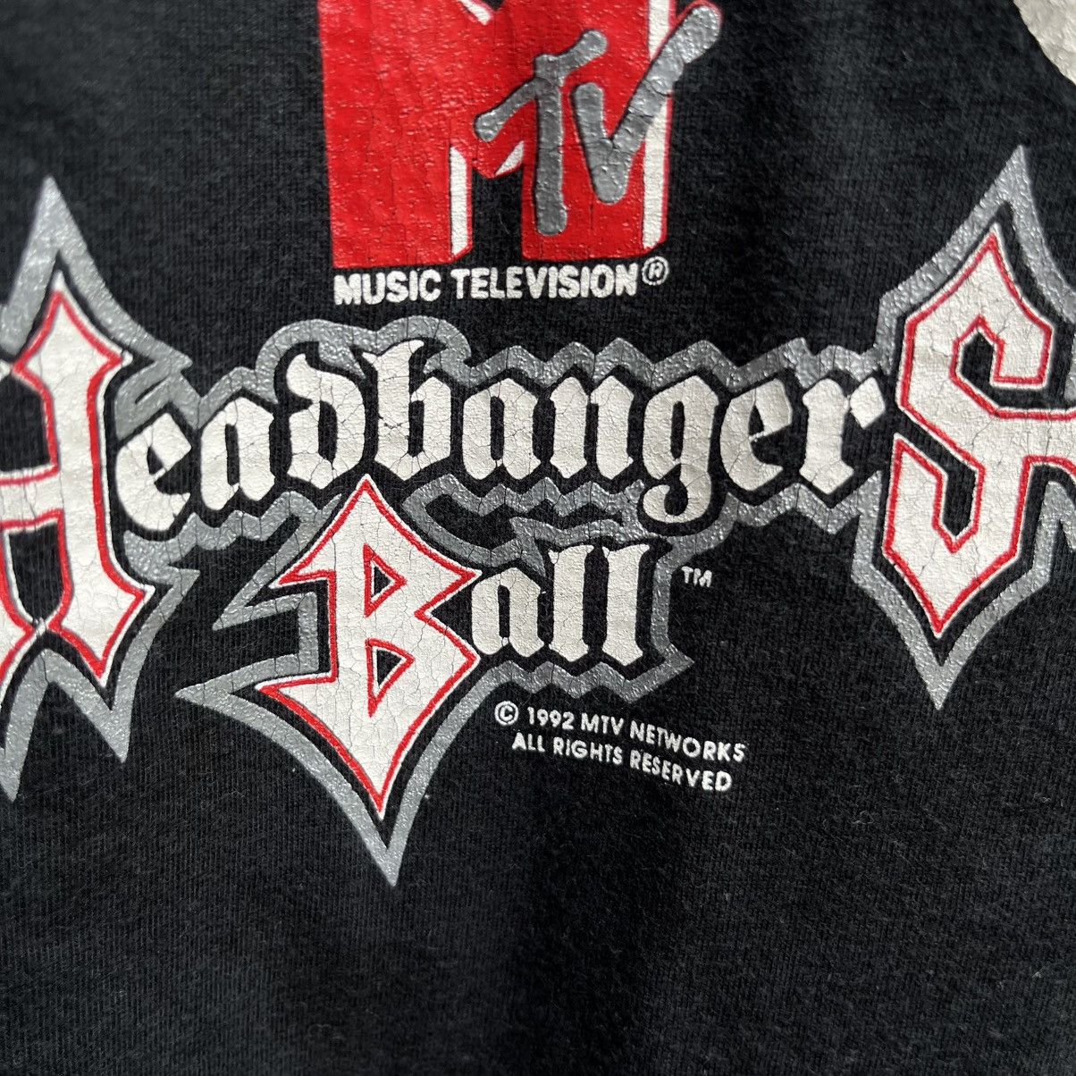 Mtv Vintage 90s HEADBANGERS BALL mtv tee rock metal Size US L / EU 52-54 / 3 - 3 Thumbnail