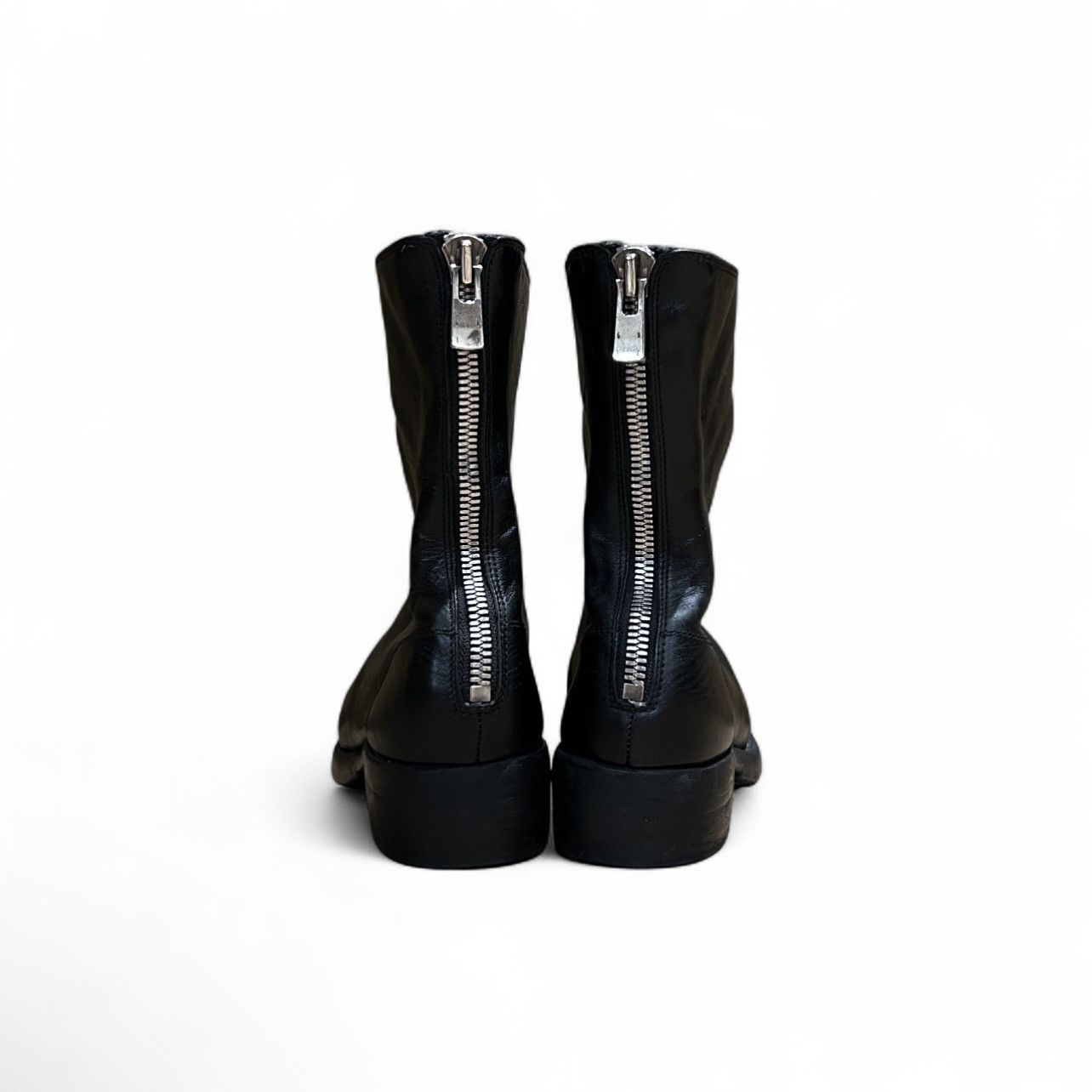 Guidi GUIDI 788Z Back-Zip Black Leather Boots Size US 6 / IT 36 - 4 Thumbnail