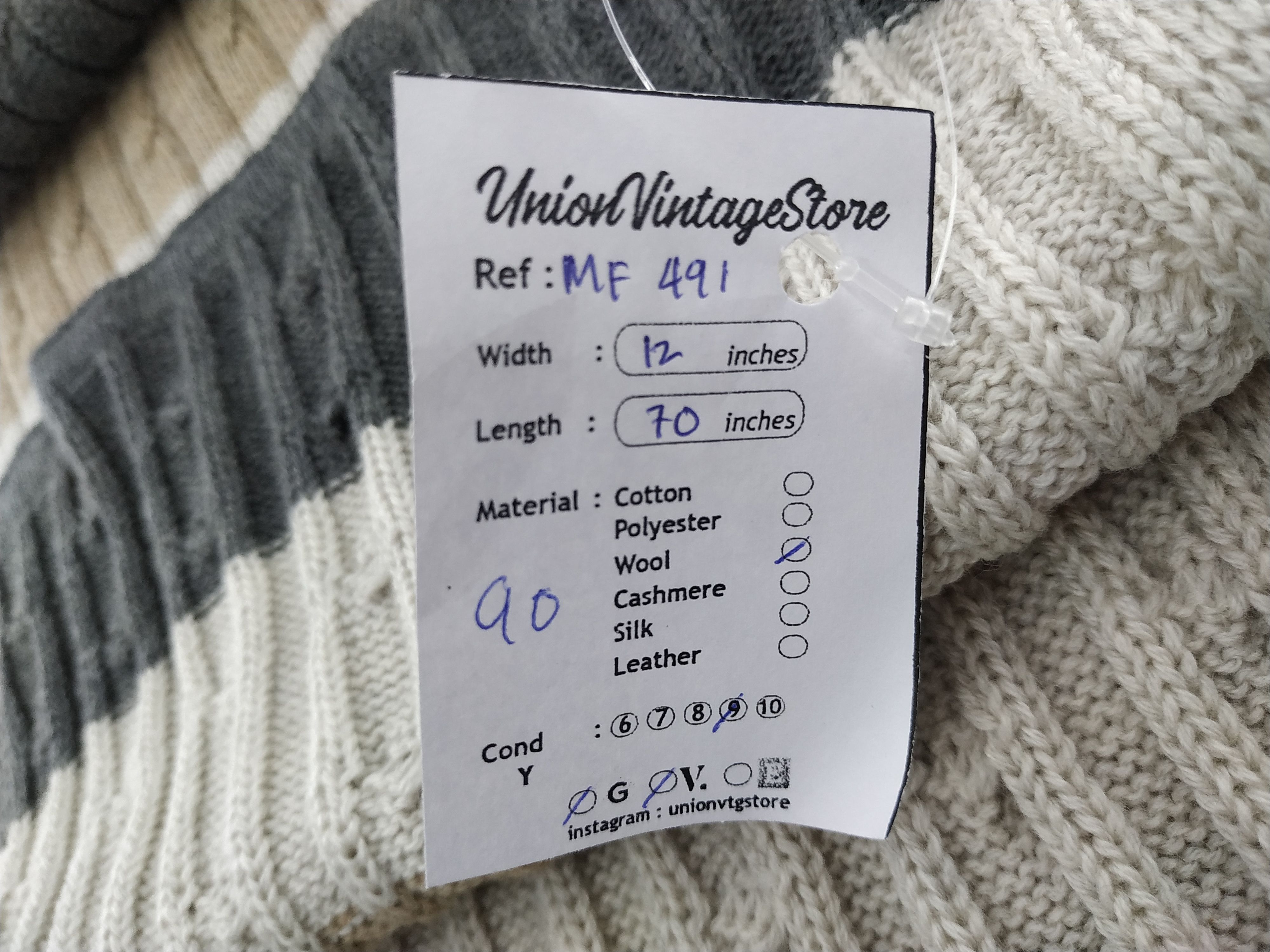 Ermenegildo Zegna Vintage Ermenegildo Zegna Scarf/Muffler/Neckwear MF491 Size ONE SIZE - 7 Thumbnail