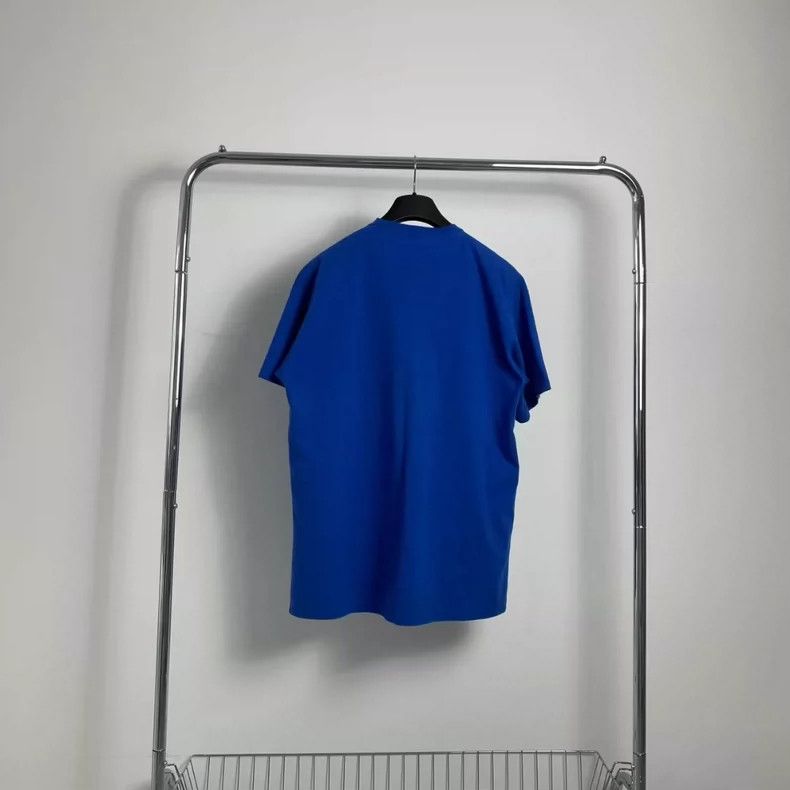 Balenciaga Balenciaga Blue Delete Key Short Sleeves Size US S / EU 44-46 / 1 - 2 Thumbnail