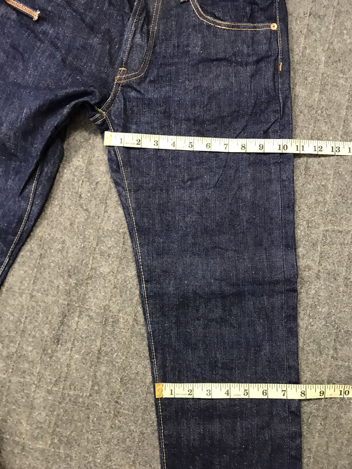 Denime Rare S.h.owin Showin Company Indigo Denim Selvedge Jeans Size US 32 / EU 48 - 13 Thumbnail