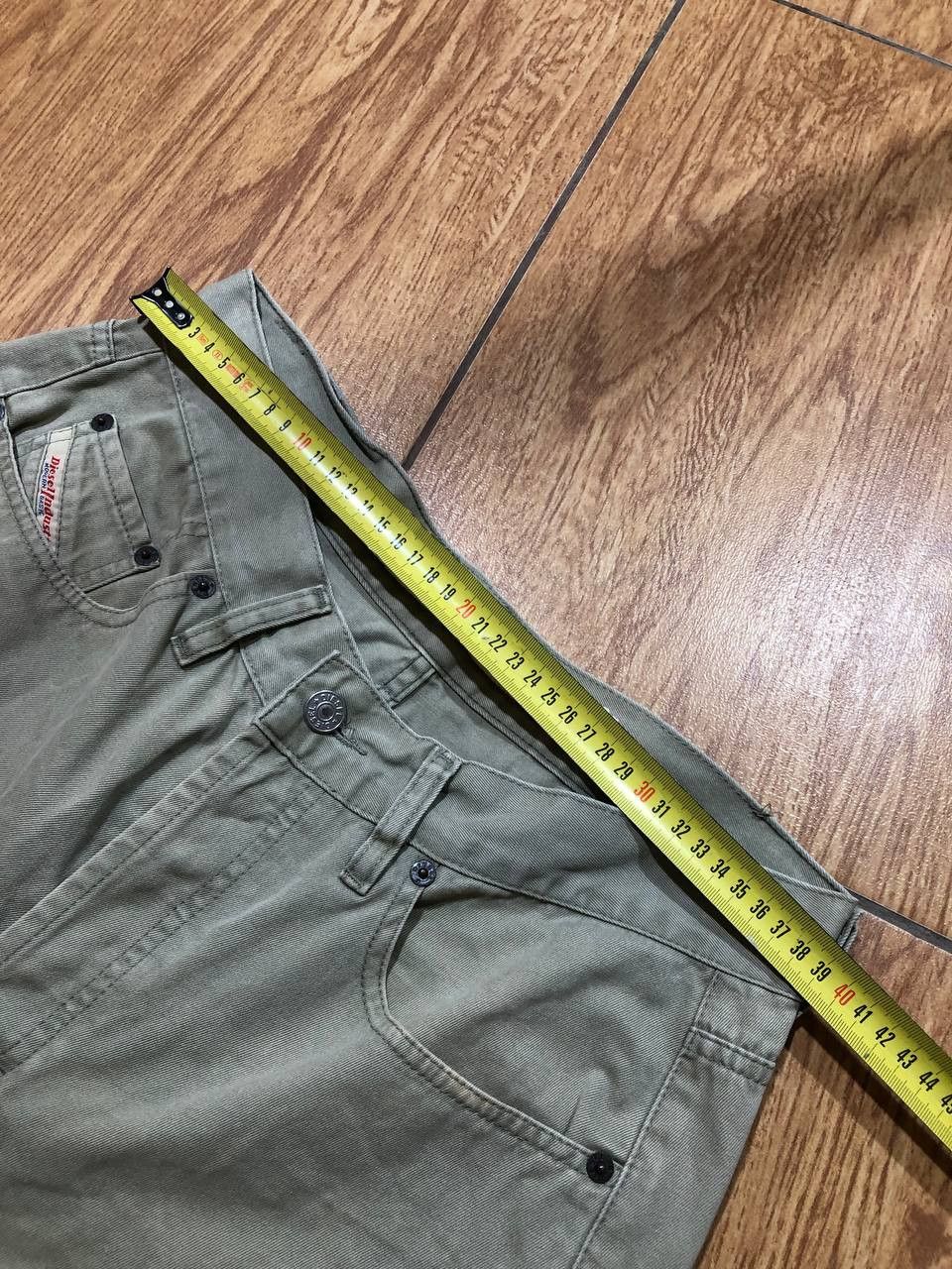 Diesel DIESEL Flared Wide Leg Regular Waist chino Pants Size US 33 - 14 Thumbnail