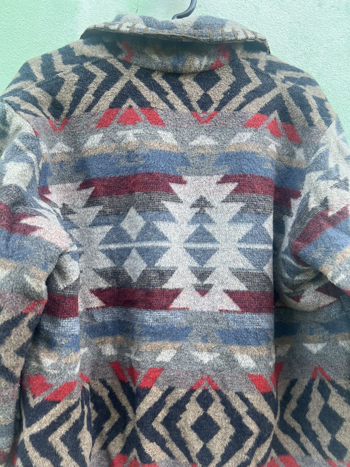 Japanese Brand SABUROKU Japan Aztec Southwestern Wool Blanket Jacket Native Size US M / EU 48-50 / 2 - 14 Thumbnail