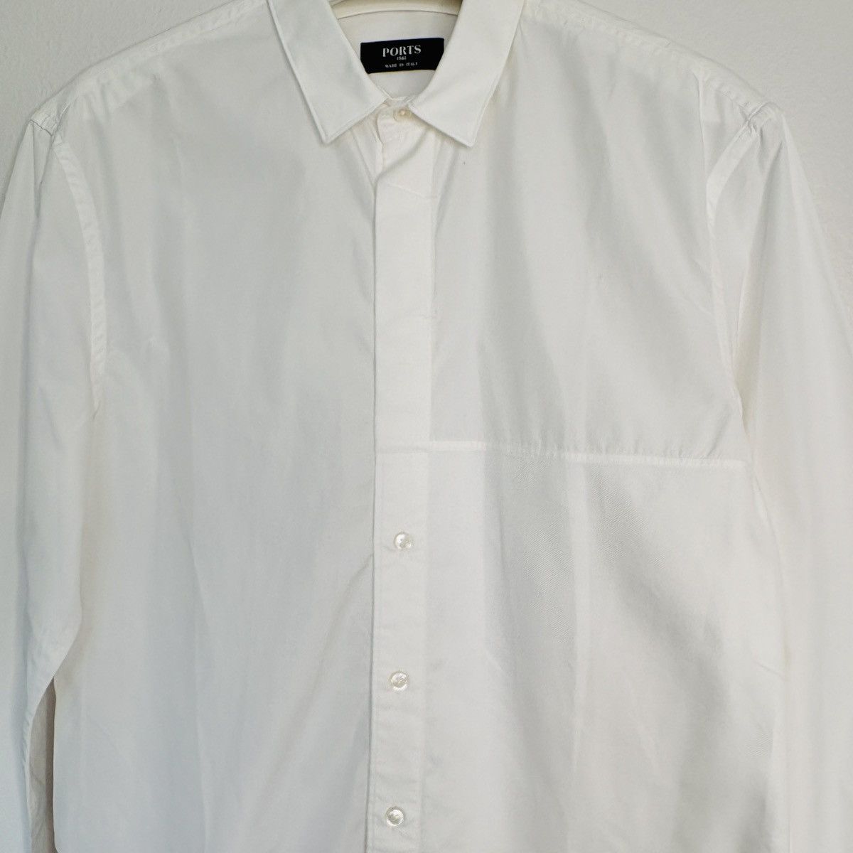 Ports 1961 White Button Up Shirt L/41 Size US L / EU 52-54 / 3 - 3 Thumbnail