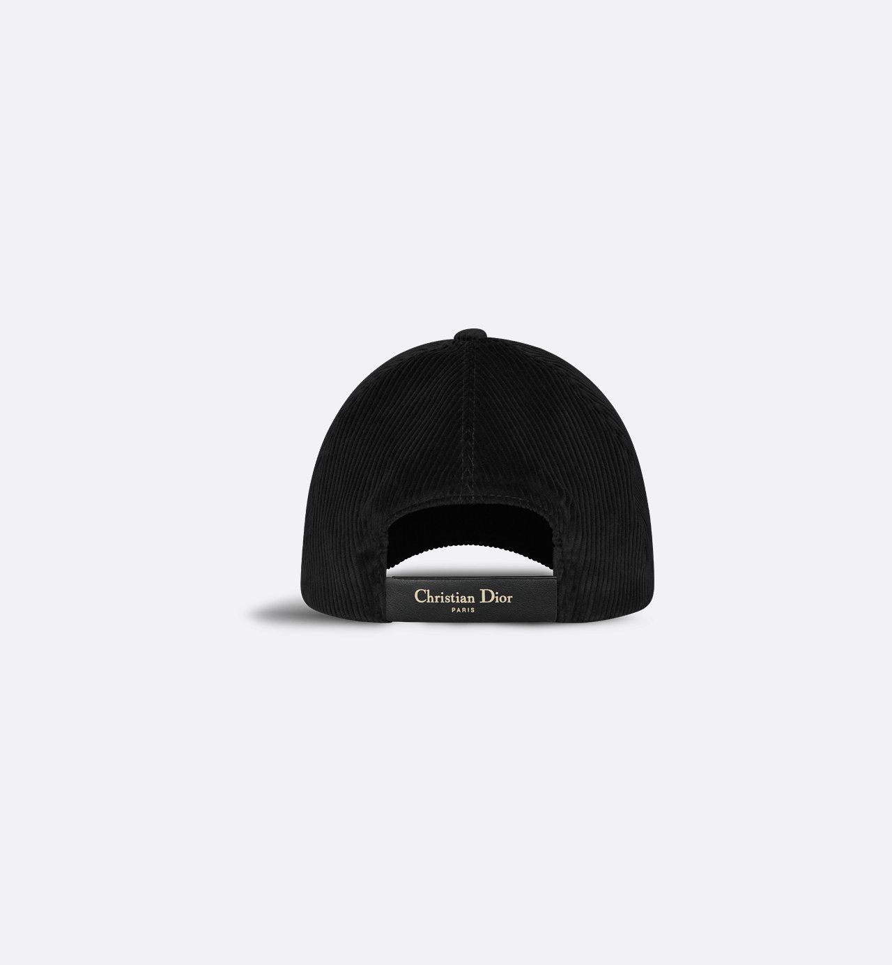 Dior Dior D-Player Cap Corduroy Black Size ONE SIZE - 5 Thumbnail