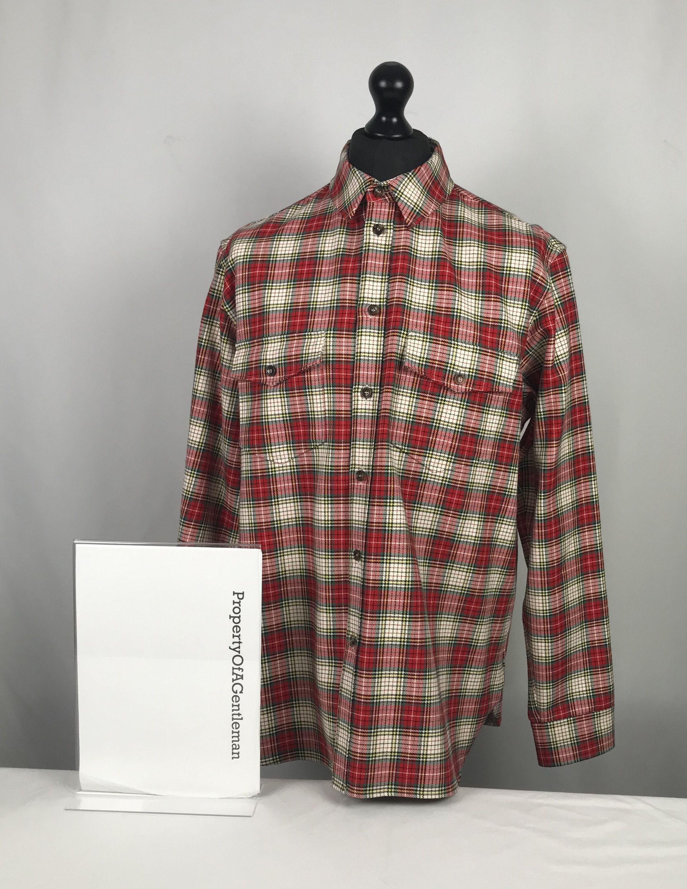 Gucci Gucci Snake Plaid Shirt Size US L / EU 52-54 / 3 - 1 Thumbnail