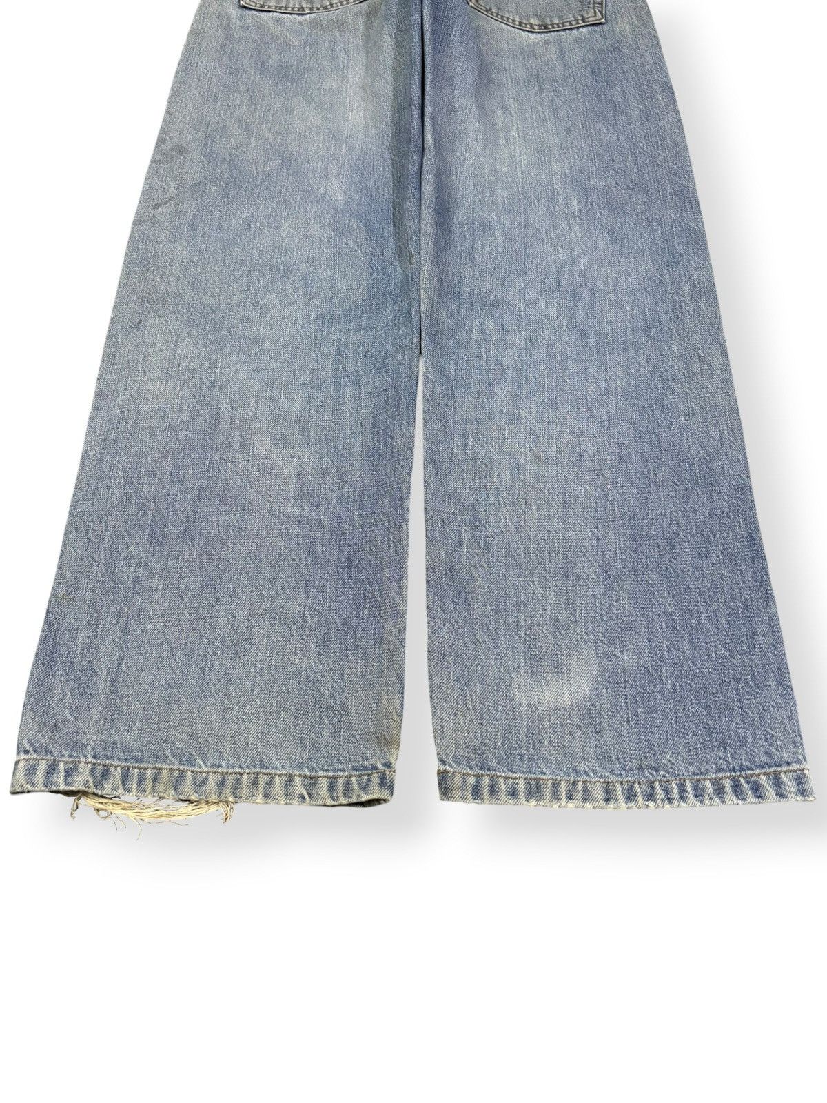 Levi's Vintage 90s Levis 502 Big E Selvedge Distressed Grunge Jeans Size US 30 / EU 46 - 13 Thumbnail