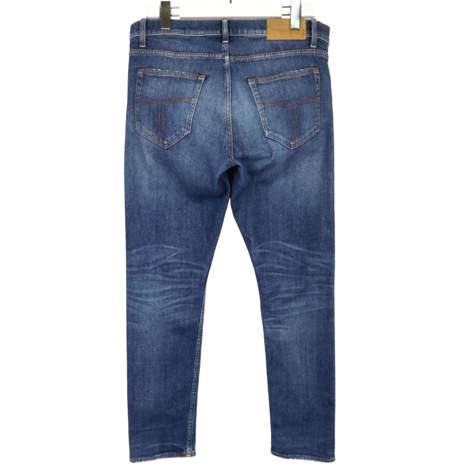 Tiger of Sweden Tiger of Sweden Pistolero Jeans Mens W32/L30 Blue Faded Whiskers Slim Denim Stretch Jeans Size US 32 / EU 48 - 2 Thumbnail
