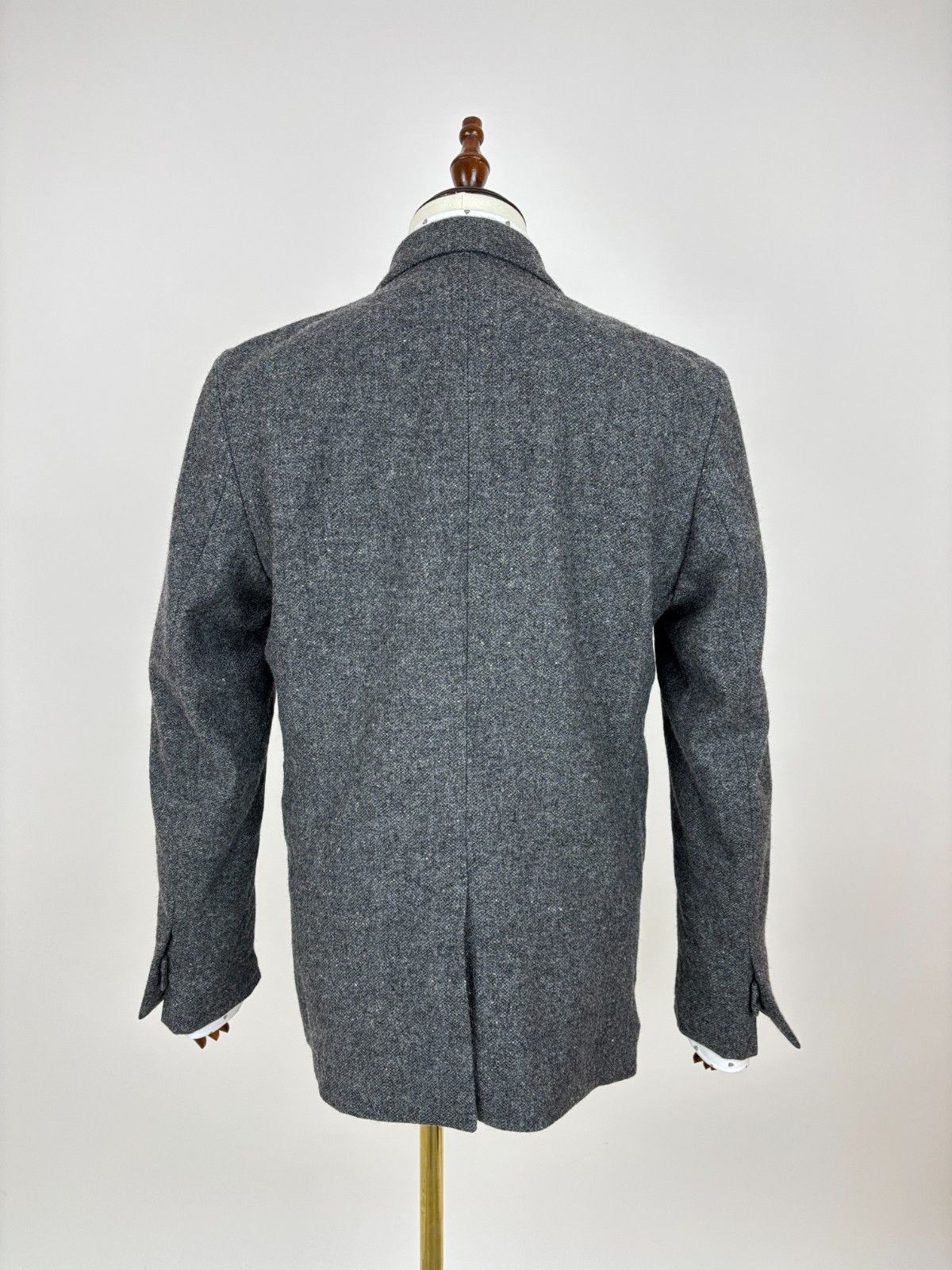 Other 7d Collection Twentyfour Wool Melange Grey Blazer Jacket Size 40R - 18 Thumbnail