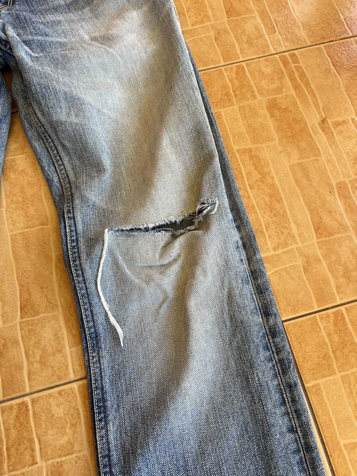 Lee Vintage Lee Riders Distress Jean Size US 29 - 9 Thumbnail