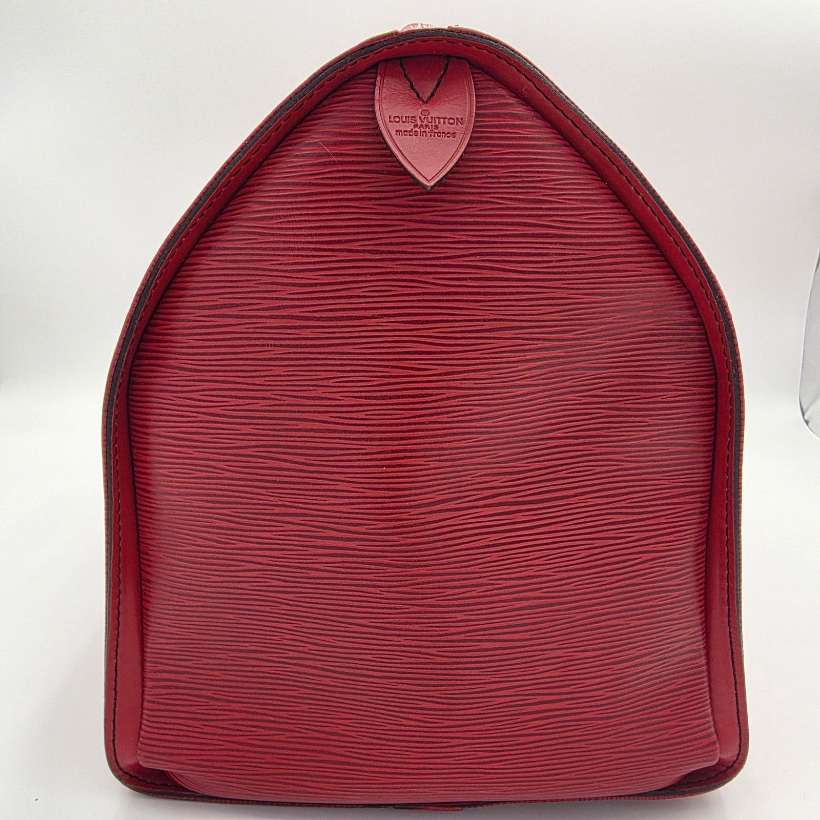 Louis Vuitton Louis Vuitton Keepall 45 in Red Epi Leather Size ONE SIZE - 5 Thumbnail