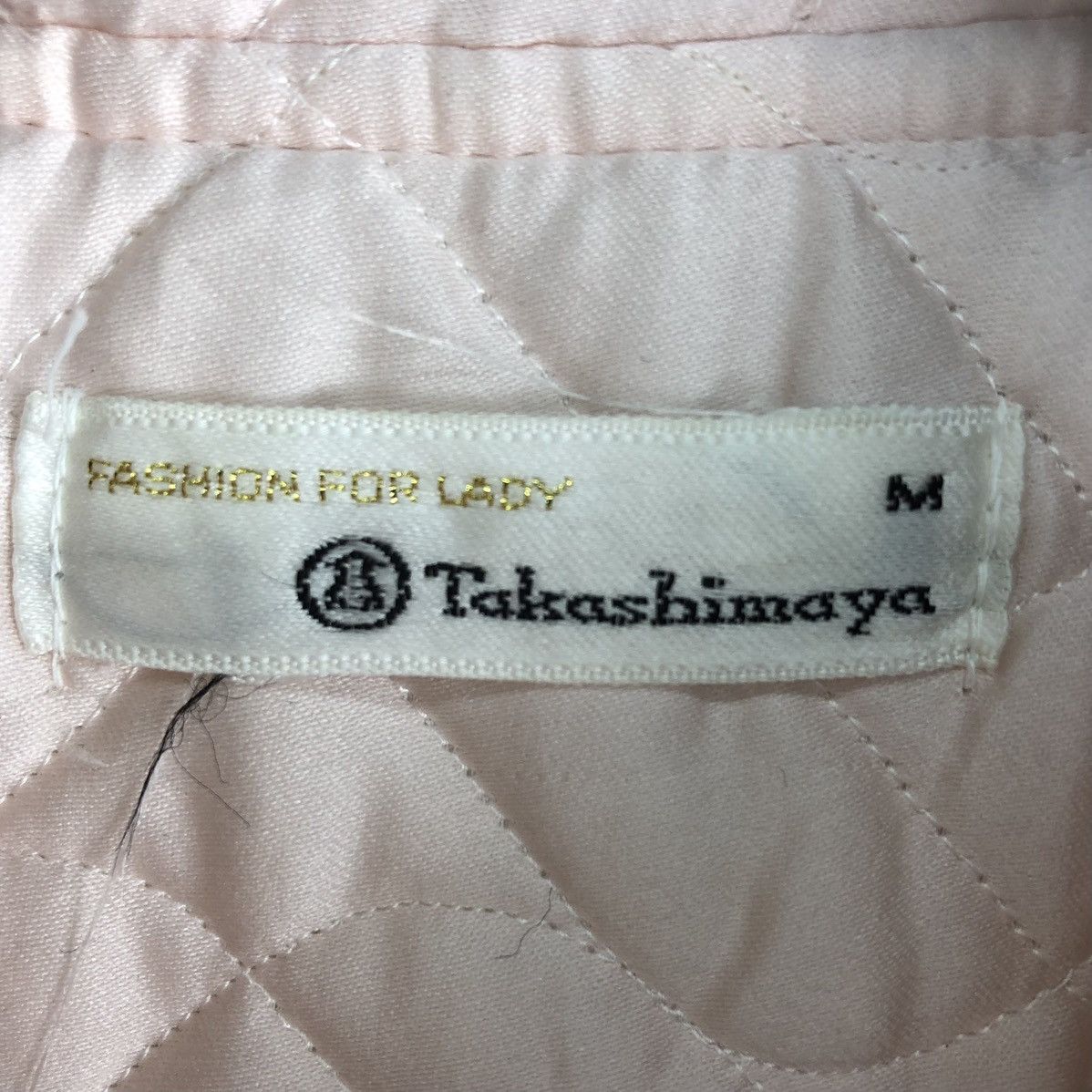 Vintage 90's Quilted Jacket Fashion For Lady by Takashimaya
