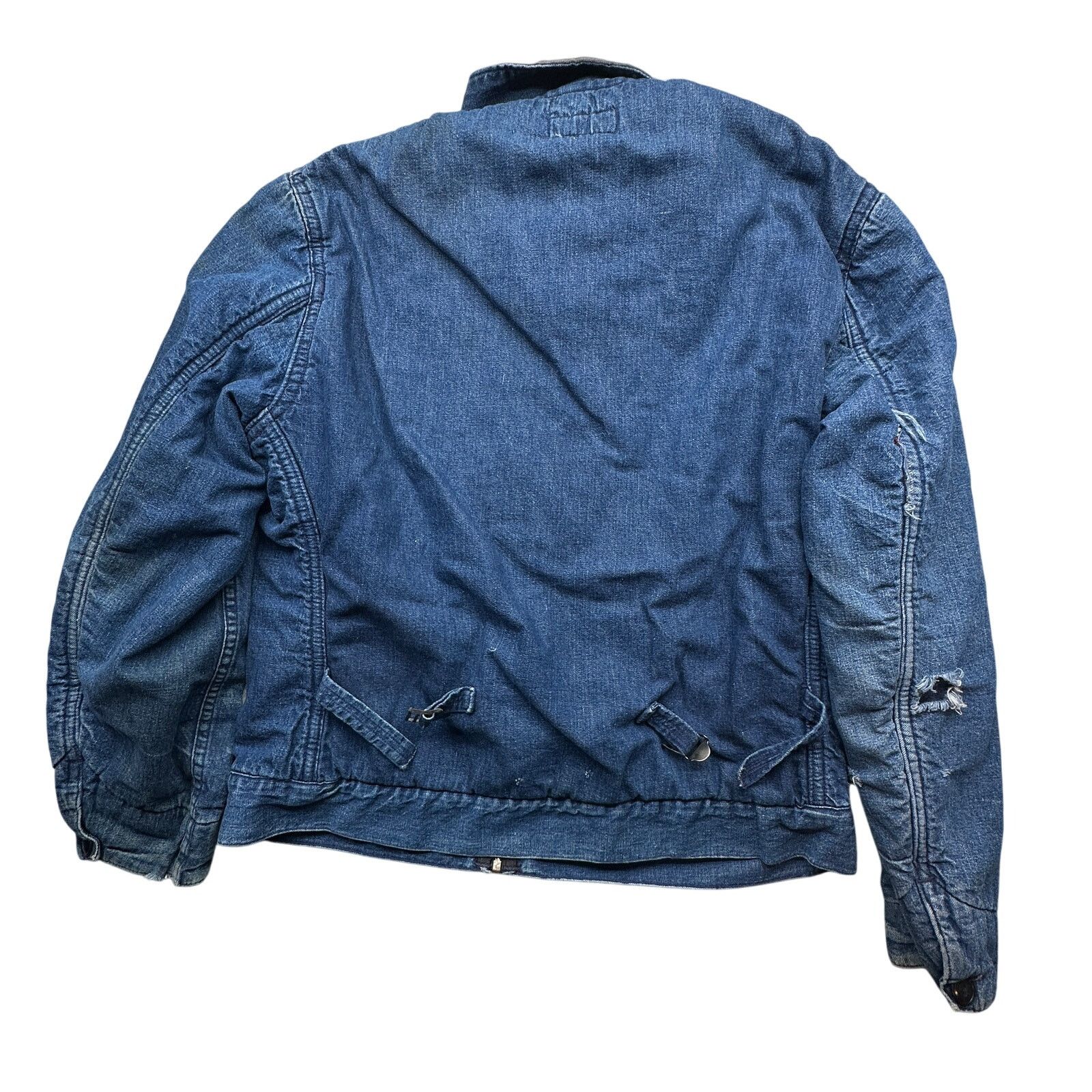Other VTG 50s 60s Wards Power House Montgomery Denim Jacket Small Size US S / EU 44-46 / 1 - 2 Thumbnail