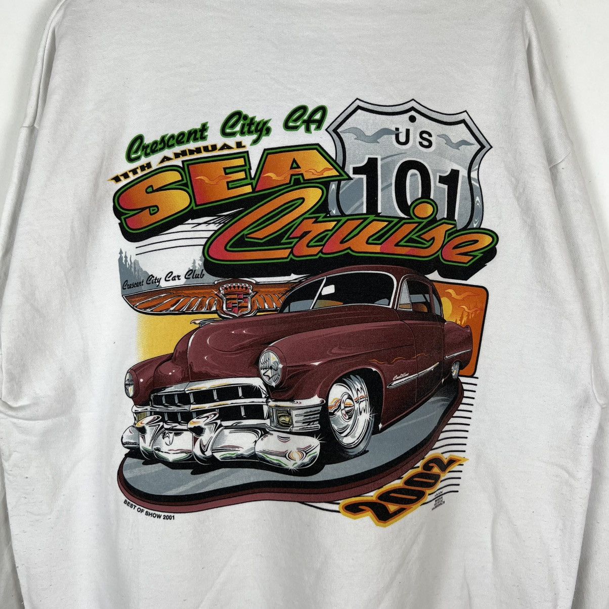 Jerzees Jerzees Sweatshirt Sea Cruise Best Of Show 2001 Vintage Size US L / EU 52-54 / 3 - 4 Thumbnail