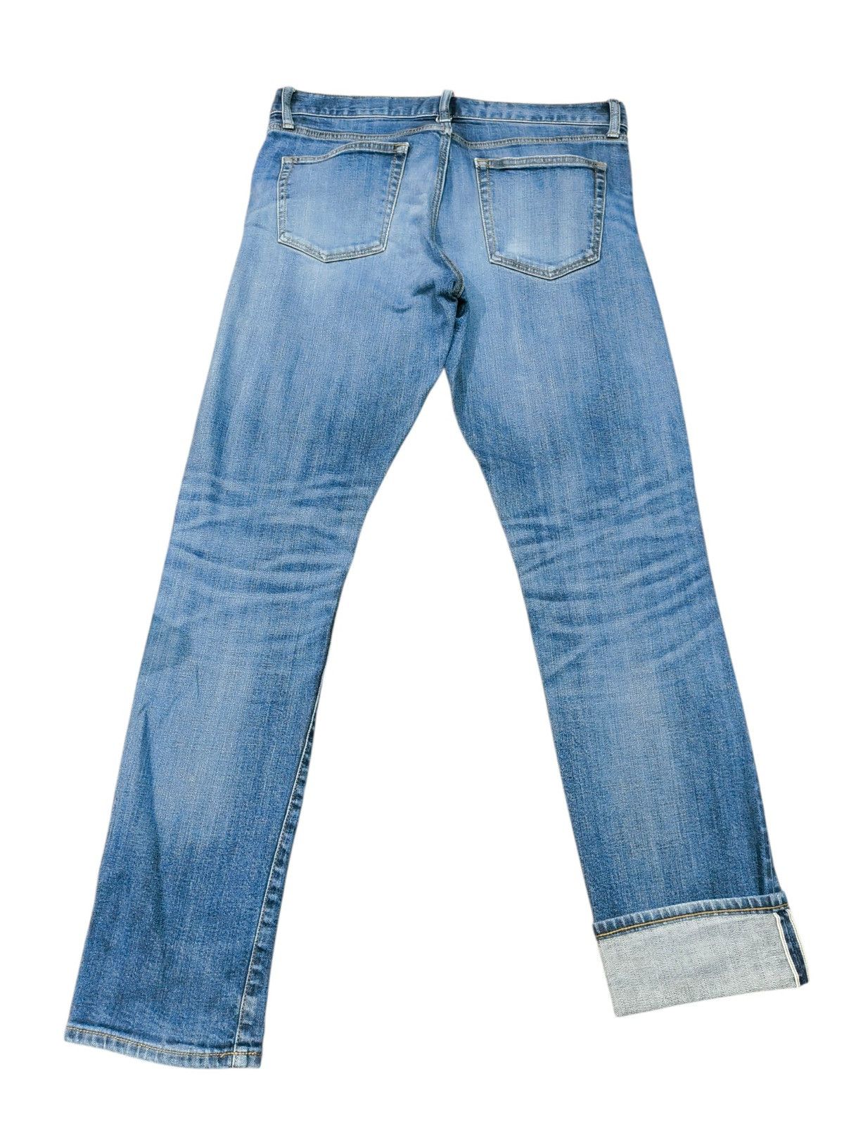 Japanese Brand Japanese Brand Selvage Uniqlo Distressed Grunge Rock Jeans Size US 35 - 2 Thumbnail