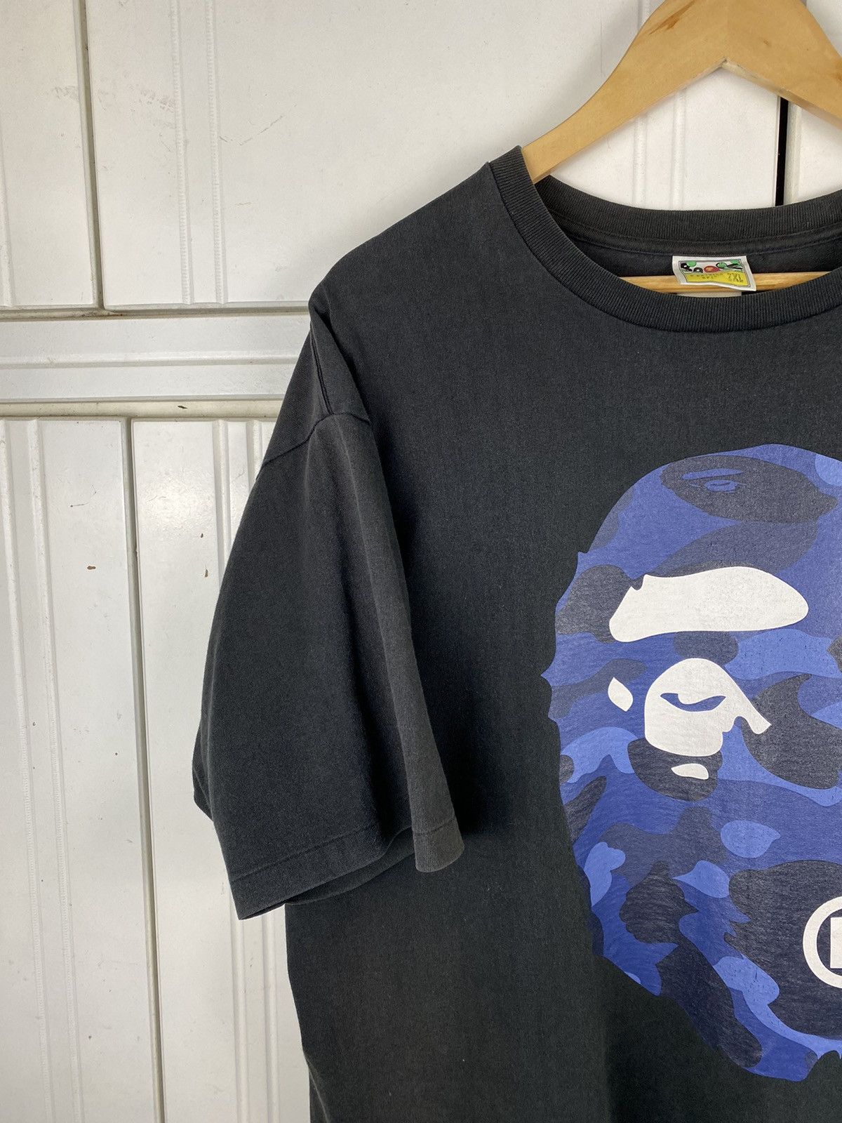 Bape Color Camo Big Ape Head Tee Size US XXL / EU 58 / 5 - 6 Thumbnail