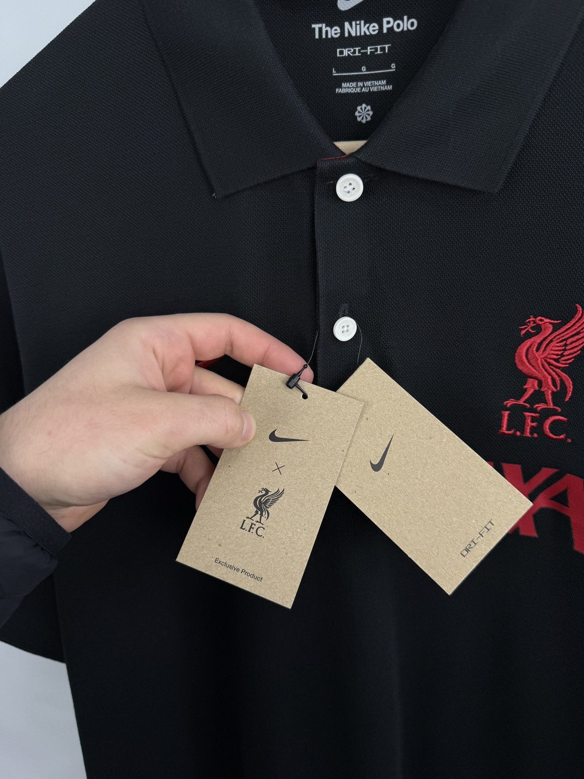 Nike ❗️NEW 🏴󠁧󠁢󠁥󠁮󠁧󠁿 24/25 Nike Liverpool LFC AXA Polo T-Shirt Dri-FIT Size US L / EU 52-54 / 3 - 11 Thumbnail