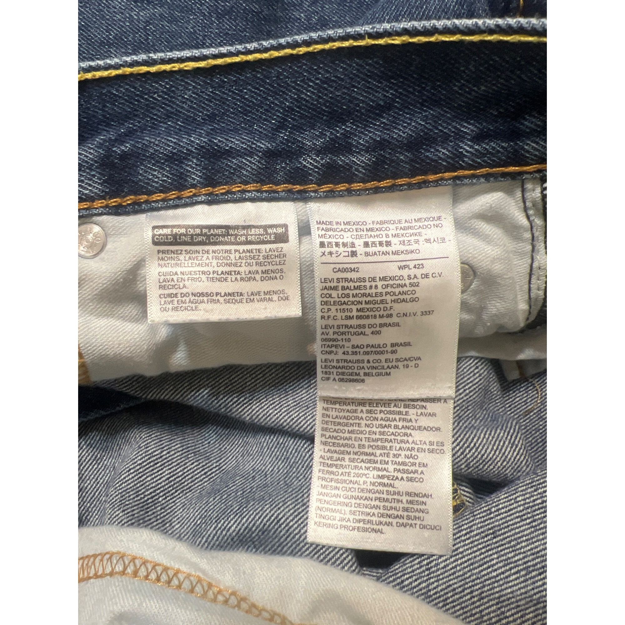 Levi's Levis 550 Original Fit Mens Jeans Relaxed Fit Straight Leg B Size US 36 / EU 52 - 5 Thumbnail