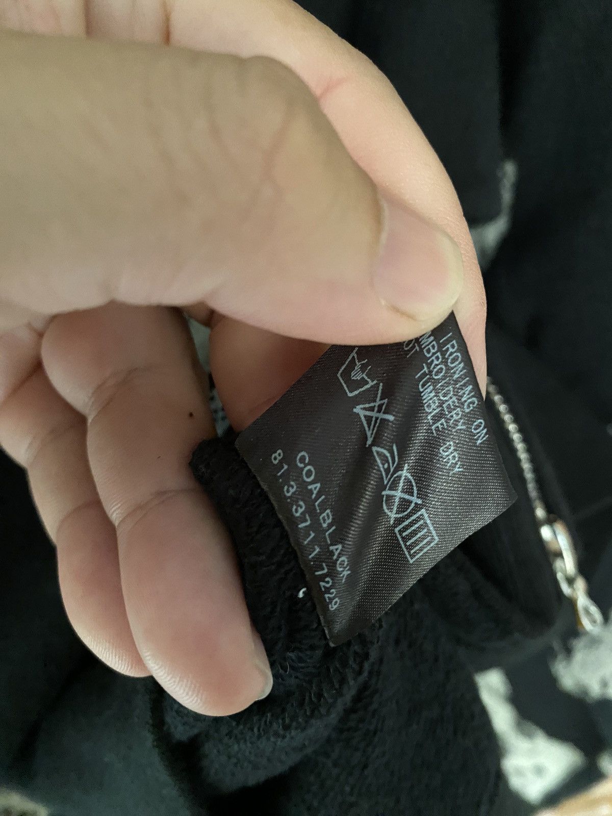 Obelisk Coal Black Japan Skull Cross Black RIRI zipper hoodie Size US S / EU 44-46 / 1 - 16 Thumbnail
