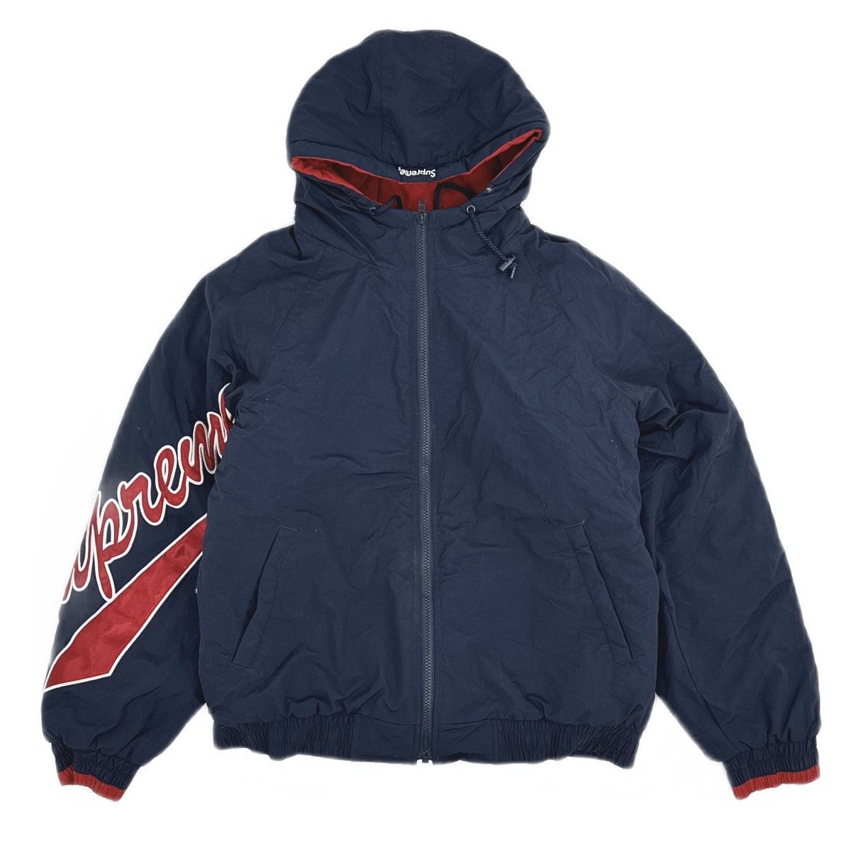 Supreme Supreme Sleeve Script Sideline Jacket Size US M / EU 48-50 / 2 - 1 Thumbnail