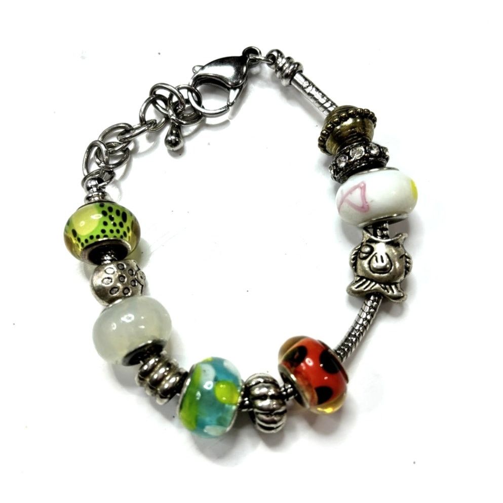 Other EUROPEAN BEADS Women's Silver Multi Charm Bracelet Size ONE SIZE - 2 Thumbnail