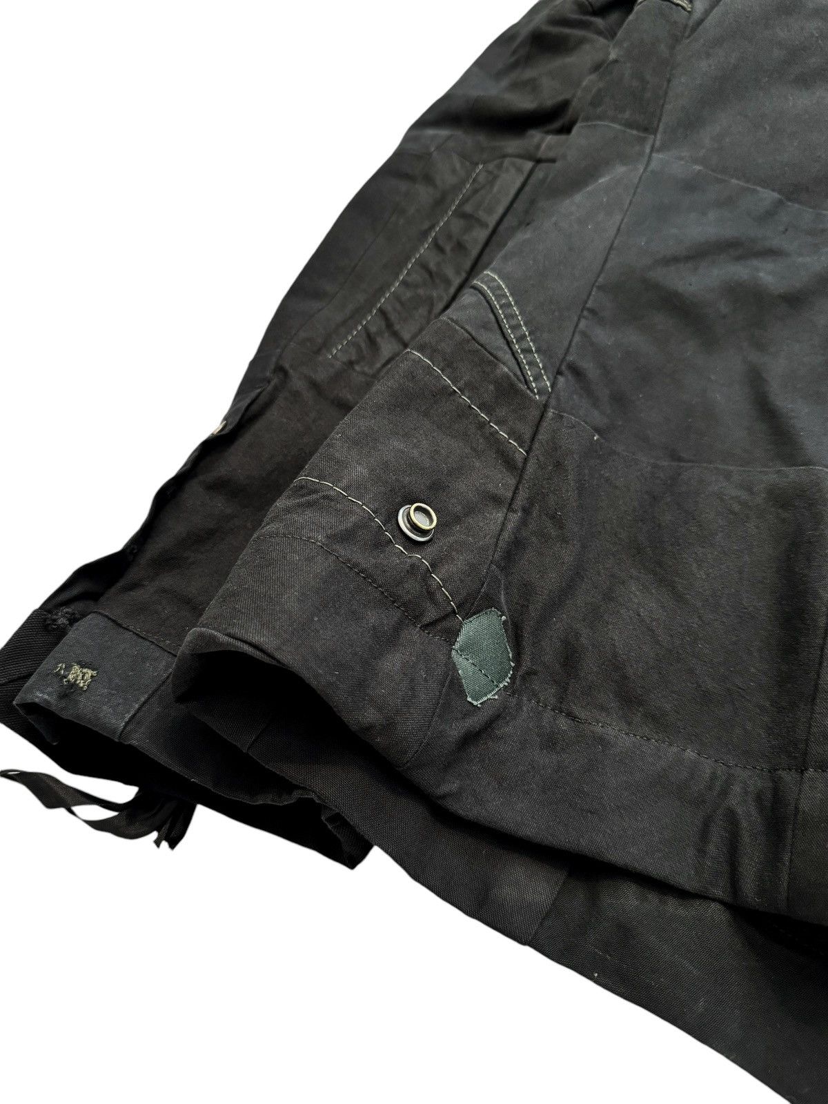 Greg Lauren Sz2 1/1 Black Workwear Tux Ollie Blazer Patchwork Jacket Size US M / EU 48-50 / 2 - 13 Thumbnail