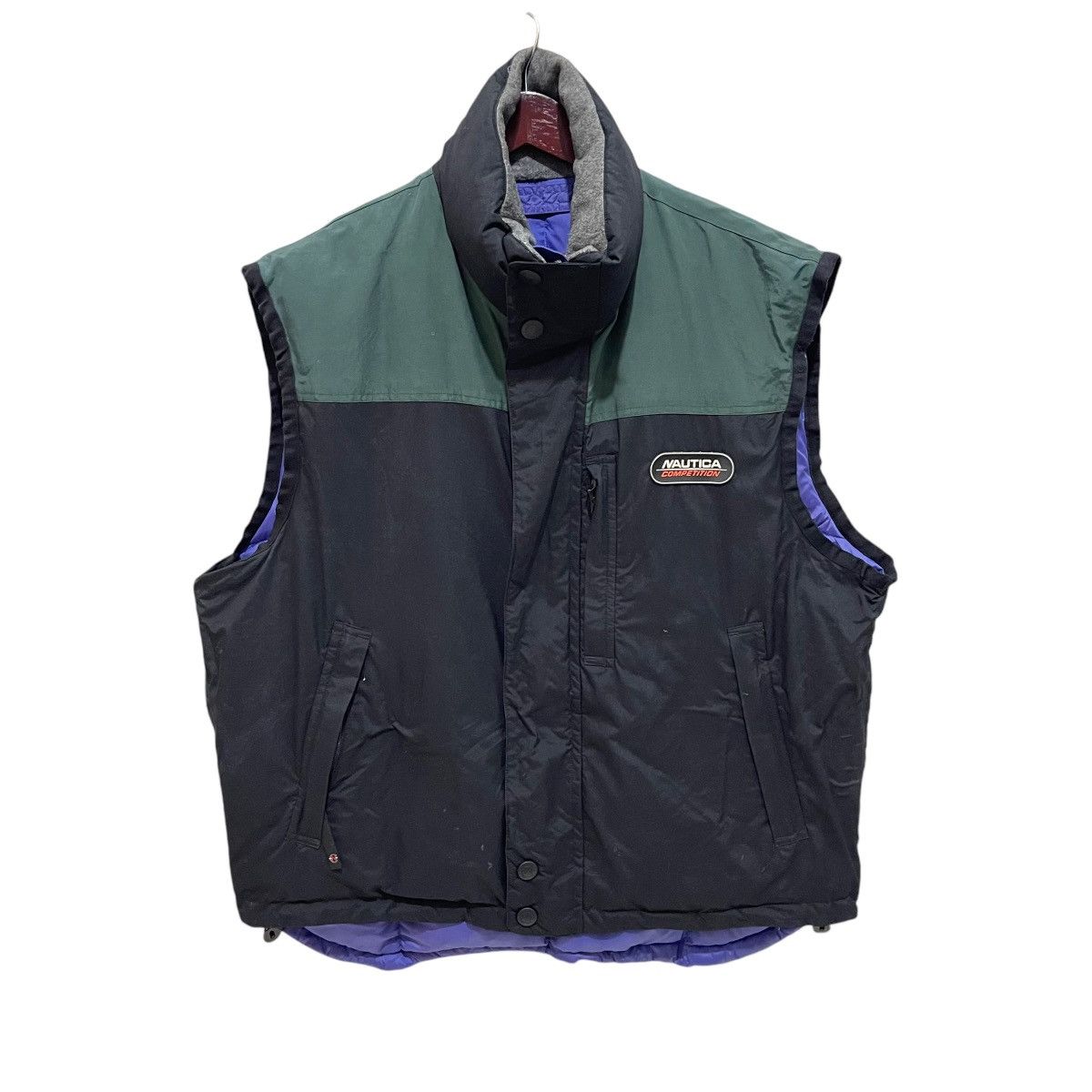 Nautica Vintage NAUTICA Competition Reversible Puffer Outdoor Vest Size US L / EU 52-54 / 3 - 11 Thumbnail