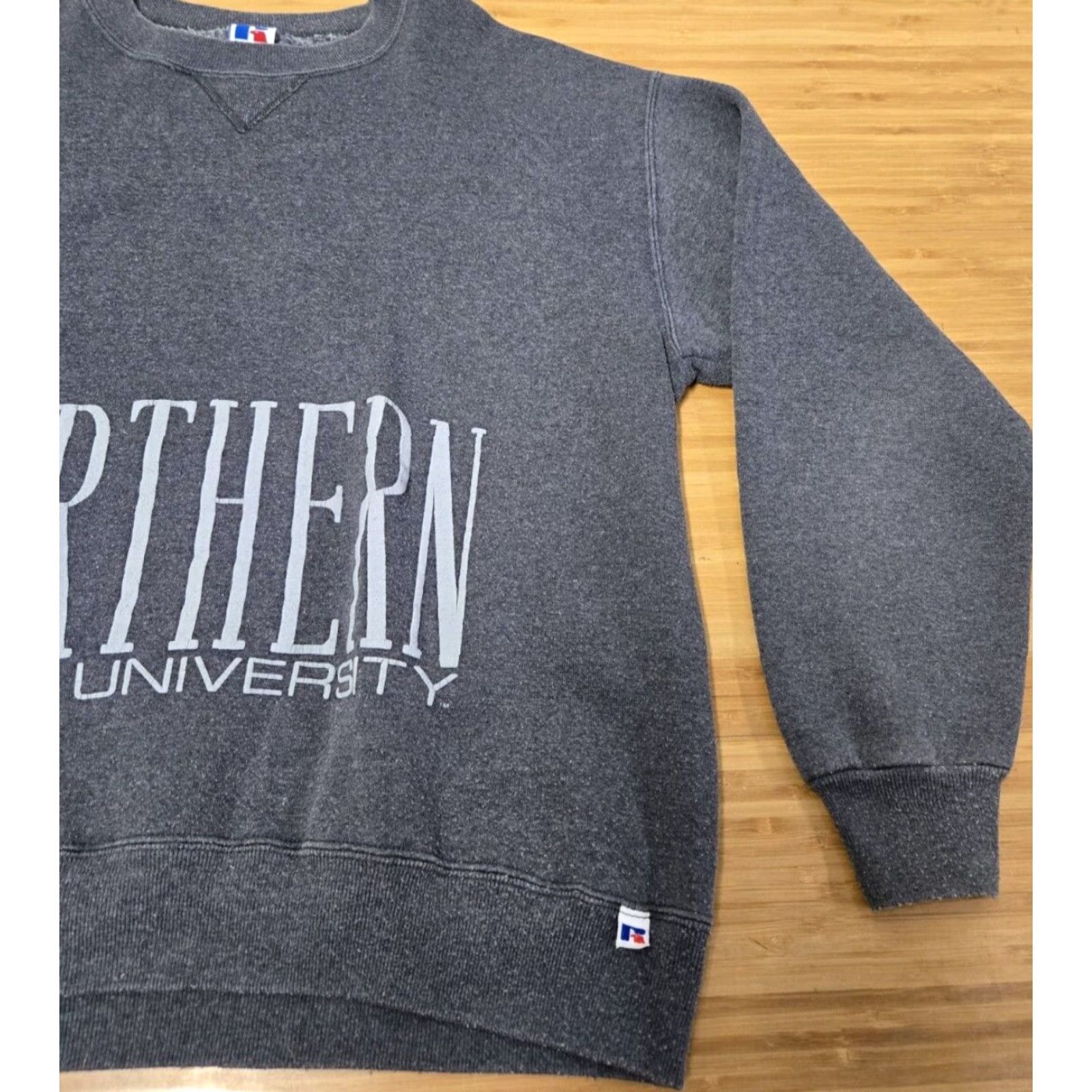 Russell Athletic VINTAGE Russell Athletic Sweatshirt XL Men Northern State University Crew Neck Blue Heavyweight Crew Sweatshirt University Mens Size US XL / EU 56 / 4 - 2 Thumbnail