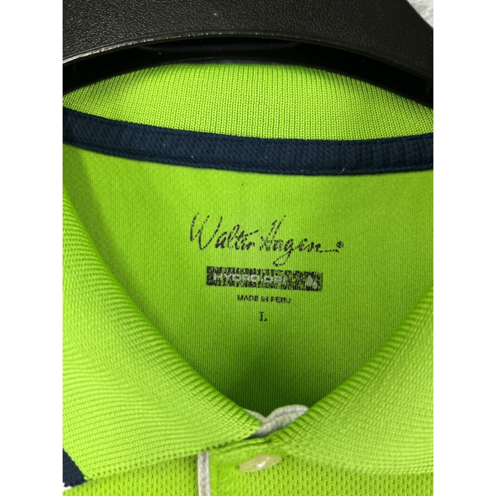 Vintage Walter Hagen Polo Shirt Mens L Green 100% Polyester Golf Lightweight Casual Everyday Shirts Size US L / EU 52-54 / 3 - 3 Thumbnail