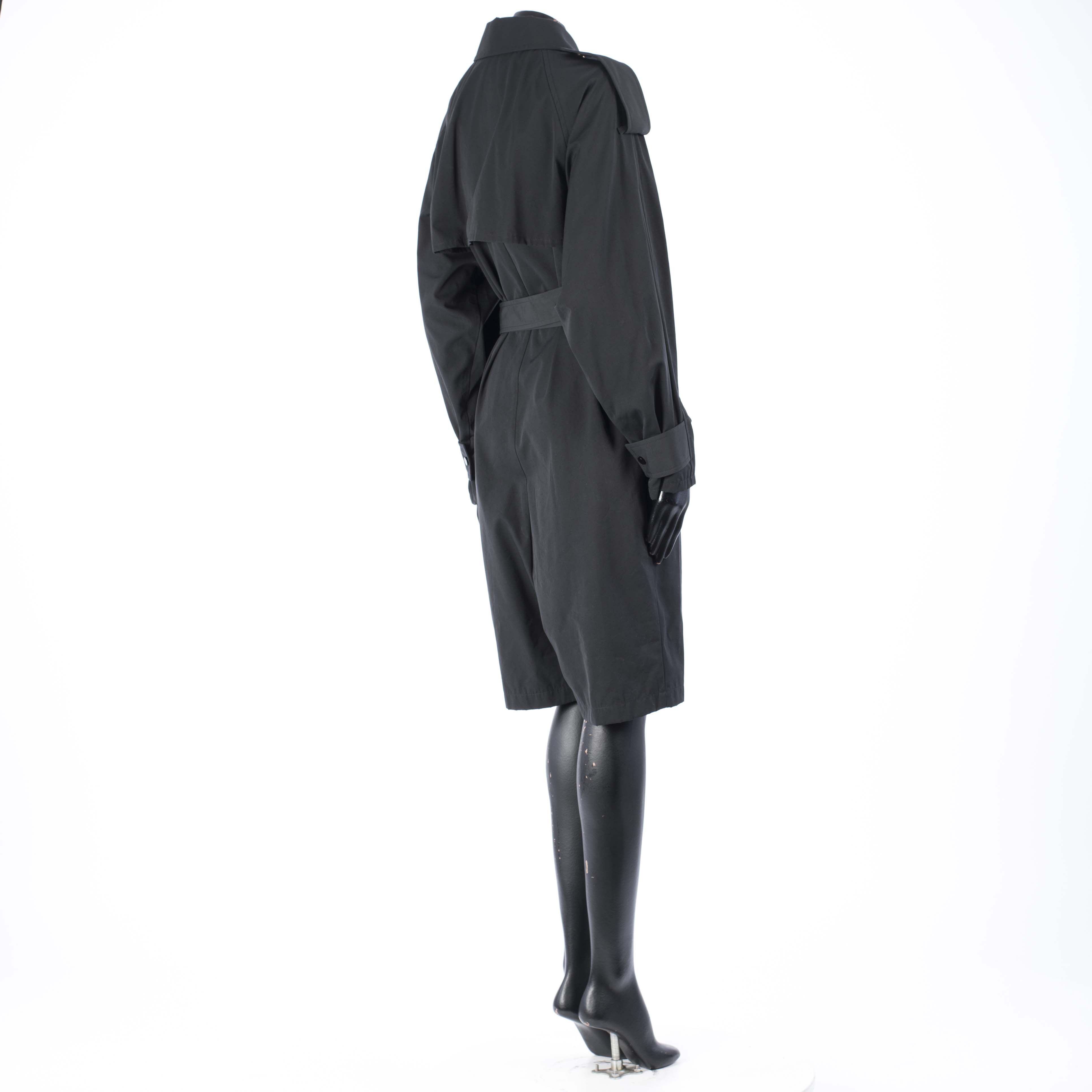 Bottega Veneta Jumpsuit With Asymmetrical Fastening In Black Cotton Blend Size 27" / US 4 / IT 40 - 3 Thumbnail