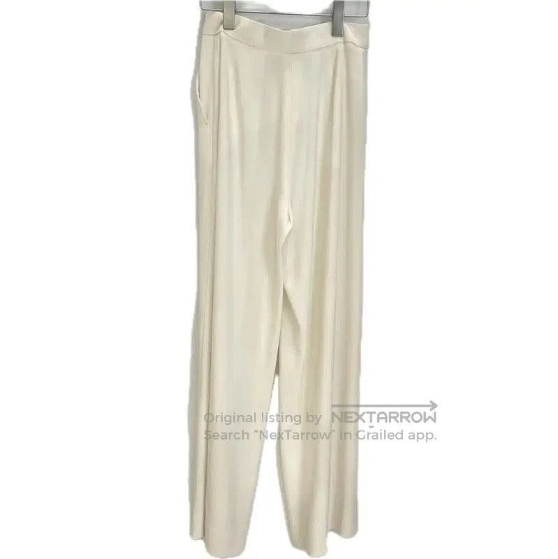Max Mara MaxMara Cream Wool Casual Women's Pants . Size 22" - 2 Thumbnail