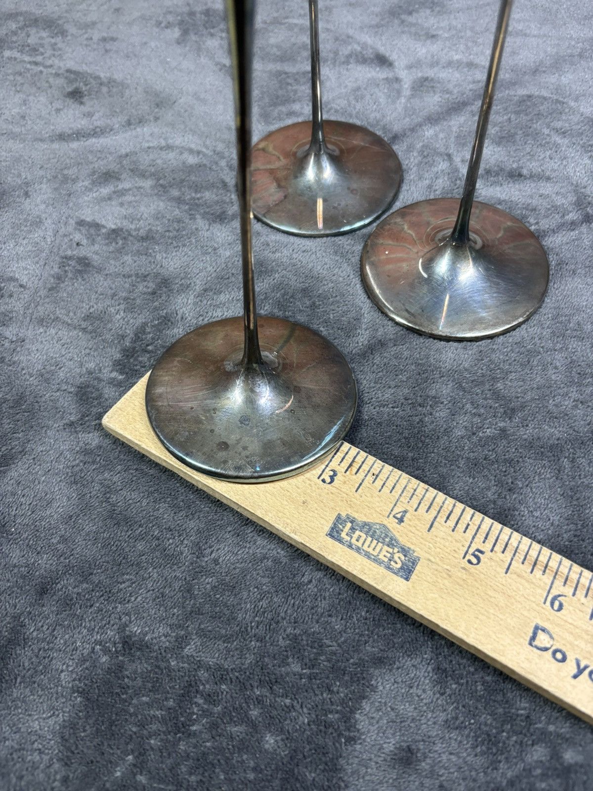 Other Vintage Dansk Tiny Taper Candle Holders Graduated Set Of 3 Size ONE SIZE - 10 Thumbnail