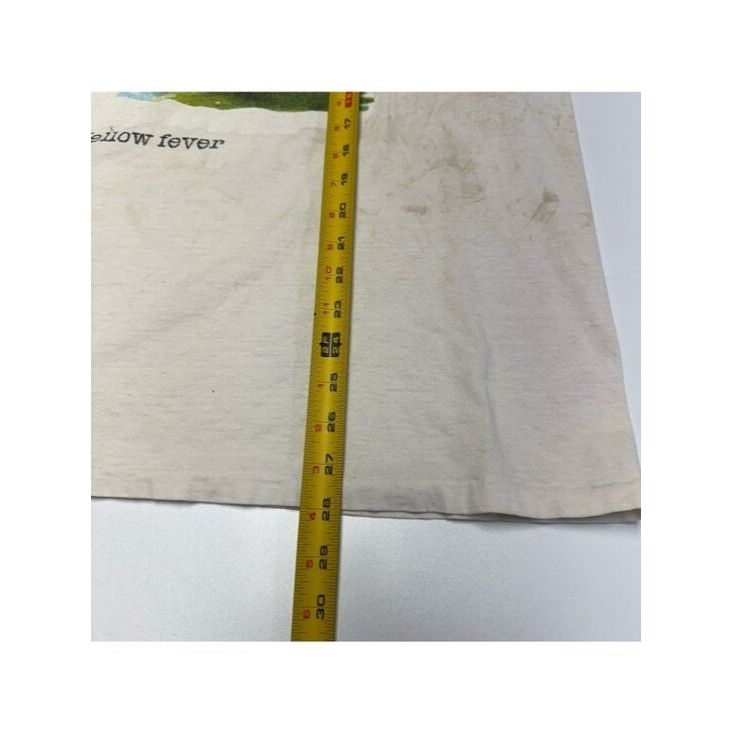 Vintage Vintage Yellow Fever Snowmobile T Shirt Mens XL White Y2k Size US XL / EU 56 / 4 - 13 Thumbnail