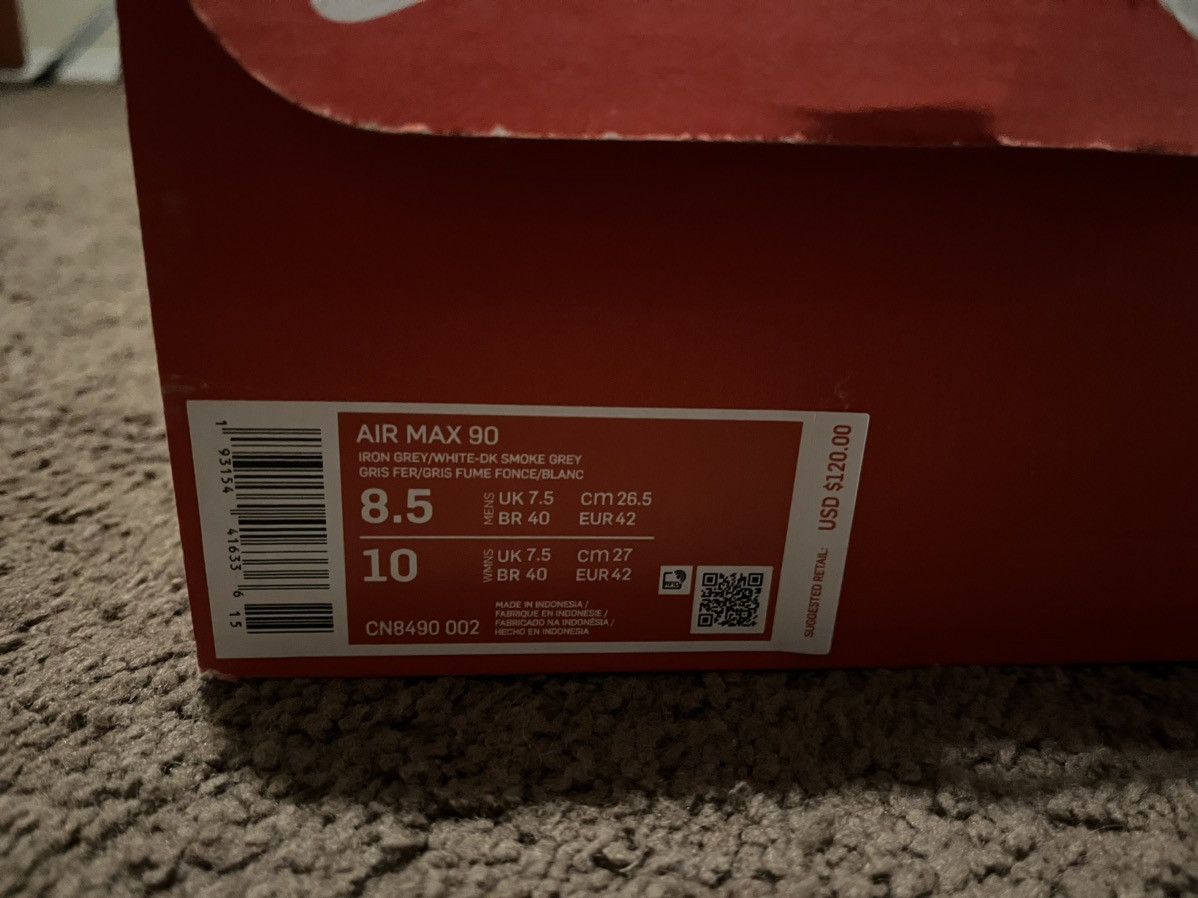 Nike Nike Air Max 90 trainers Size US 7.5 / EU 40-41 - 8 Thumbnail