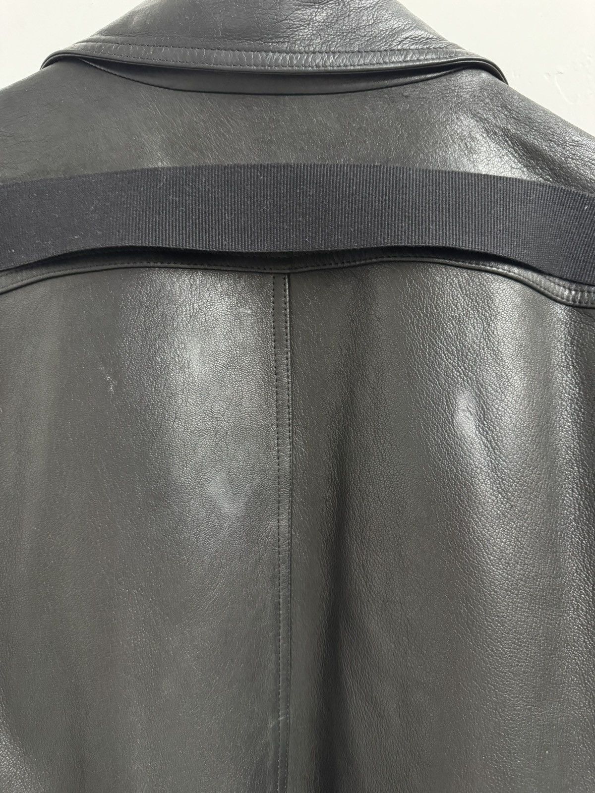 Rick Owens Rick Owens FW03 Brad Black Leather Zip Jacket – SOPU SYS 23 Size US S / EU 44-46 / 1 - 9 Thumbnail