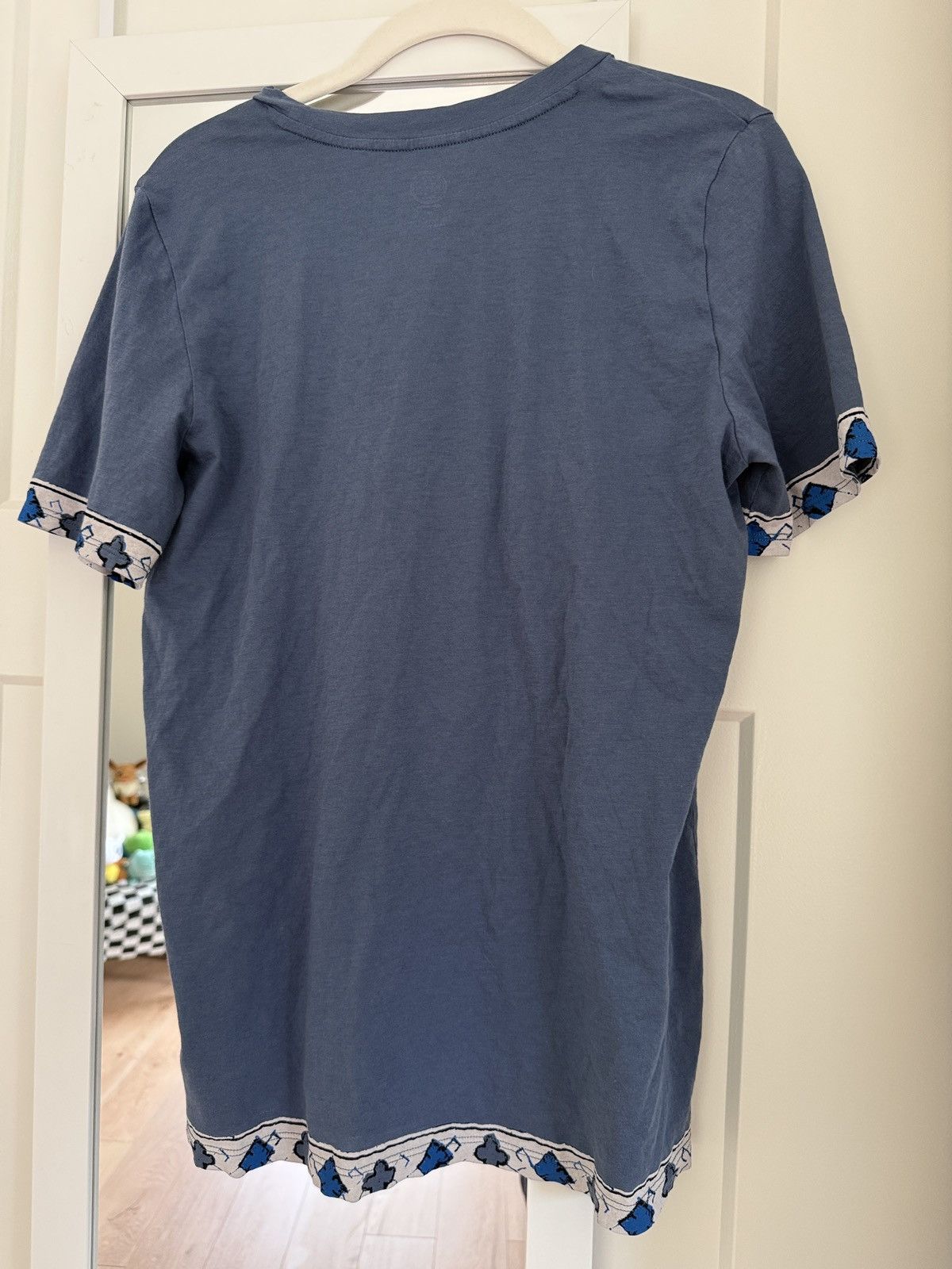 Tory Burch Tory Burch Blue Embroidered-Style Patterned Tee Size Medium Size M / US 6-8 / IT 42-44 - 2 Thumbnail
