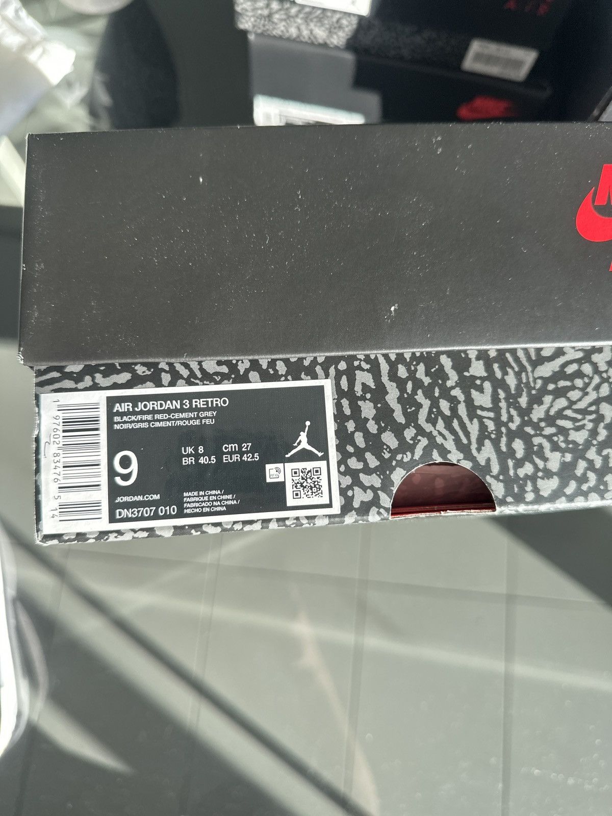Jordan Brand J3 black cement Size US 9 / EU 42 - 9 Thumbnail