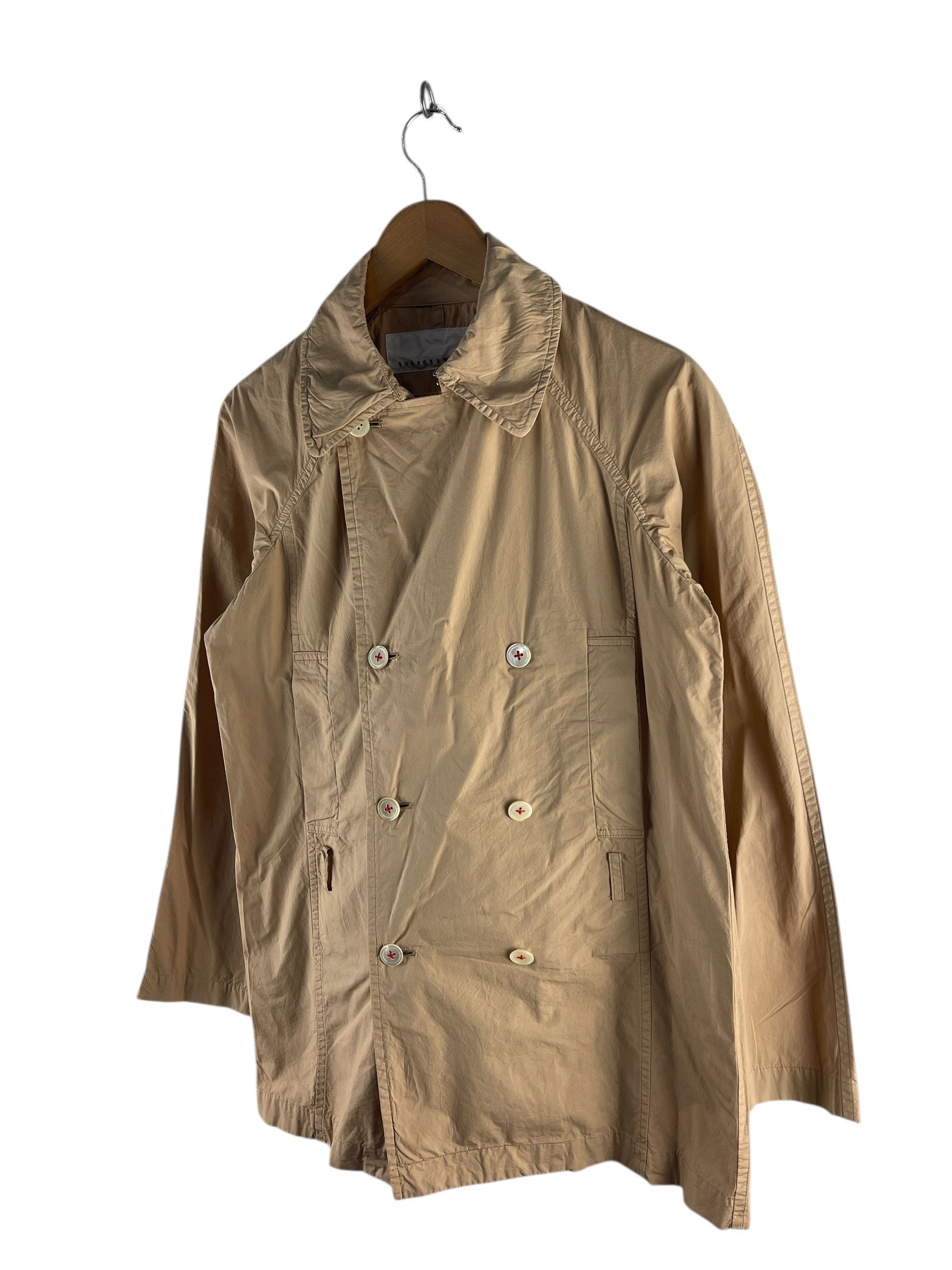 Issey Miyake Sunao Kuwahara Archive Double-Breasted Coat Avant-Garde Size US M / EU 48-50 / 2 - 5 Thumbnail