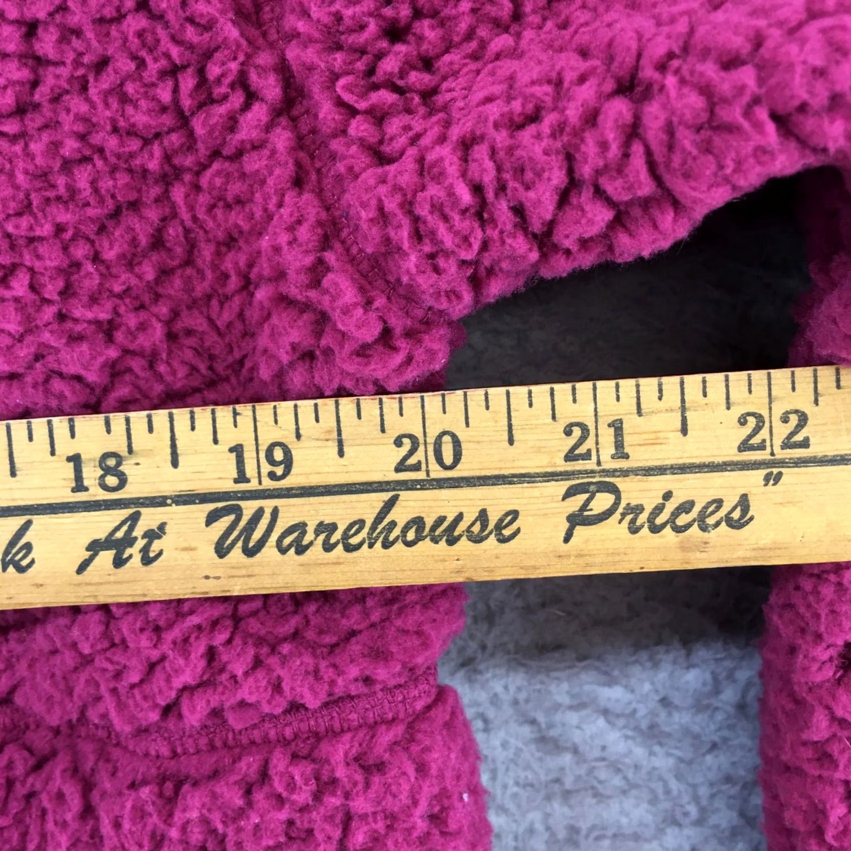 Vintage Universal Thread Sherpa Anorak Teddy Jacket Women XS Purple Full Zip Long Sleeve Size XS / US 0-2 / IT 36-38 - 4 Thumbnail